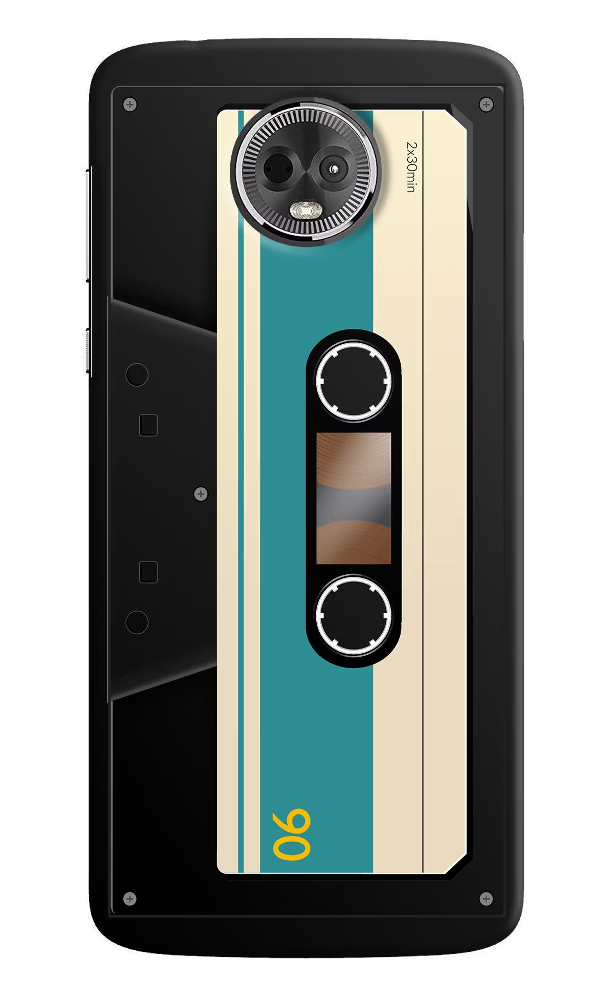 Cassette Moto E5 Plus Back Cover - Cassette Moto E5 Plus Hard Case Back Cover by Casekaro Cassette Moto E5 Plus Hard Case Back Cover by Casekaro