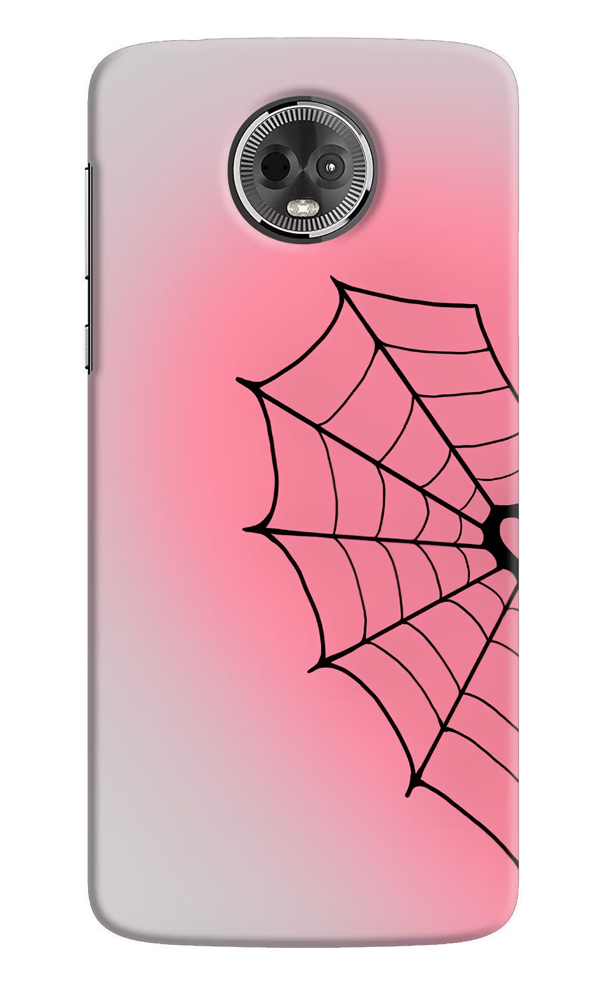 Pink Web Moto E5 Plus Back Cover - Pink Web Moto E5 Plus Back Cover Pink Web Moto E5 Plus Back Cover