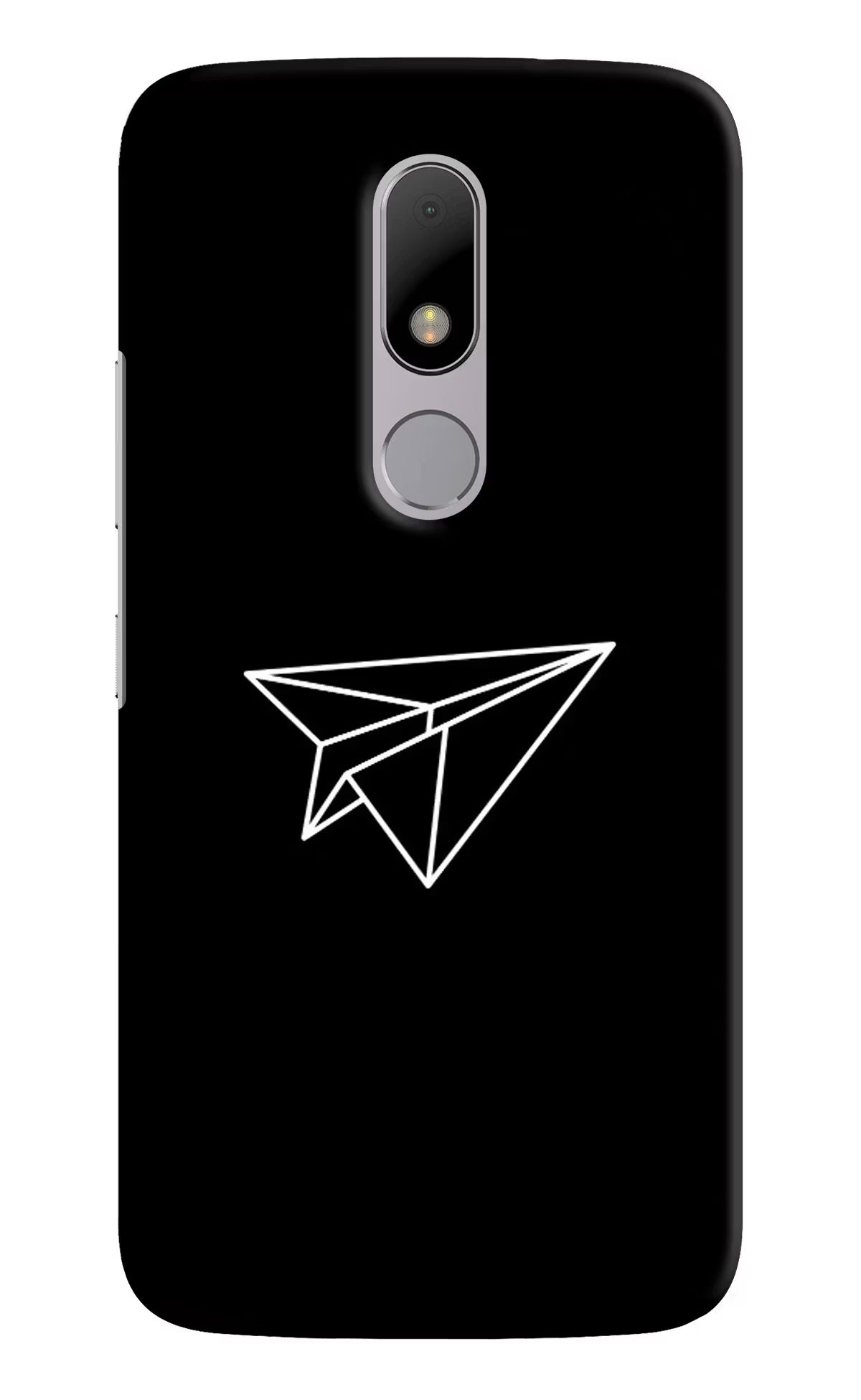 Paper Plane White Moto M Back Cover - Paper Plane White Moto M Hard Case Back Cover by Casekaro Paper Plane White Moto M Hard Case Back Cover by Casekaro