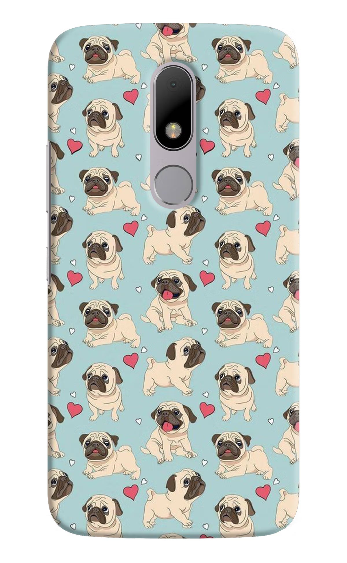 Pug Dog Moto M Back Cover - Pug Dog Moto M Hard Case Back Cover by Casekaro Pug Dog Moto M Hard Case Back Cover by Casekaro