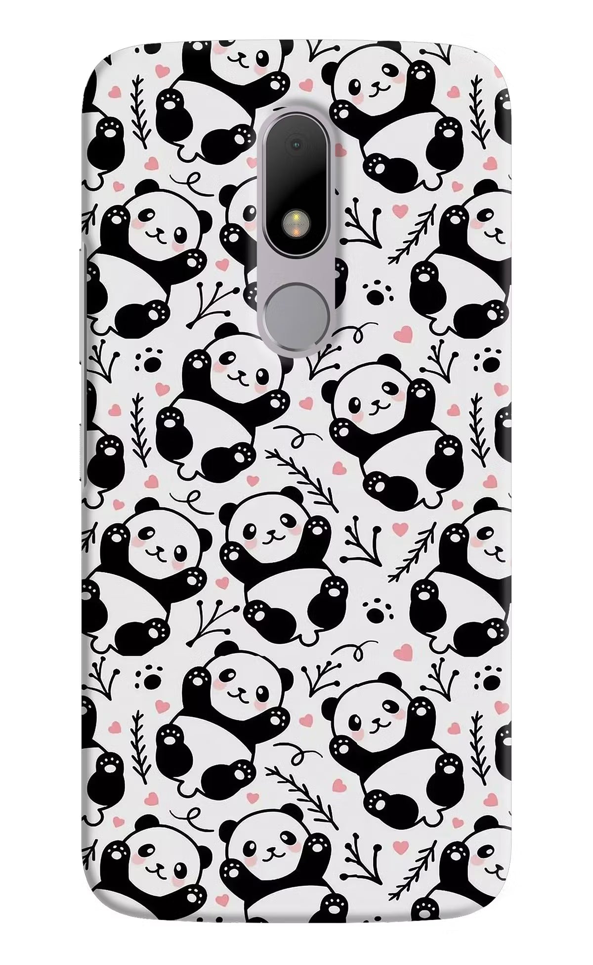 Cute Panda Moto M Back Cover - Cute Panda Moto M Hard Case Back Cover by Casekaro Cute Panda Moto M Hard Case Back Cover by Casekaro