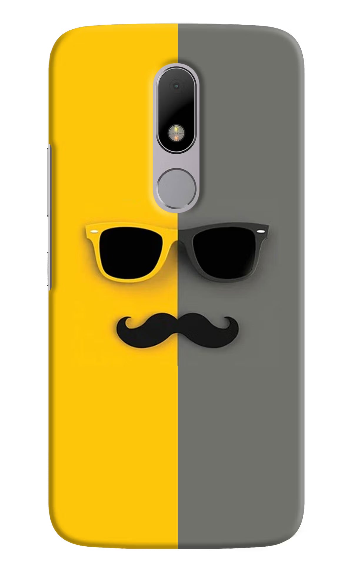 Sunglasses with Mustache Moto M Back Cover - Sunglasses with Mustache Moto M Hard Case Back Cover by Casekaro Sunglasses with Mustache Moto M Hard Case Back Cover by Casekaro