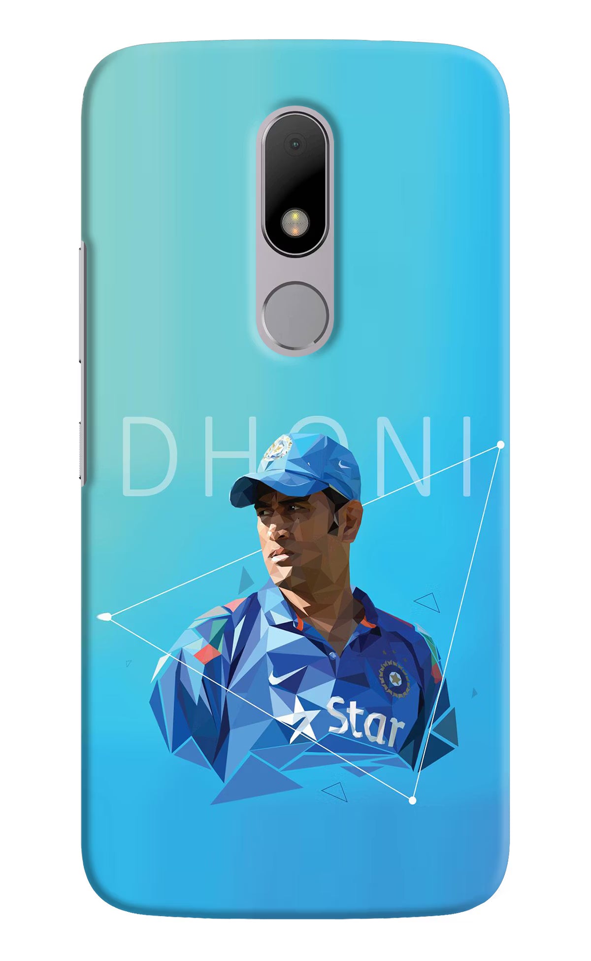 Dhoni Artwork Moto M Back Cover - Dhoni Artwork Moto M Hard Case Back Cover by Casekaro Dhoni Artwork Moto M Hard Case Back Cover by Casekaro
