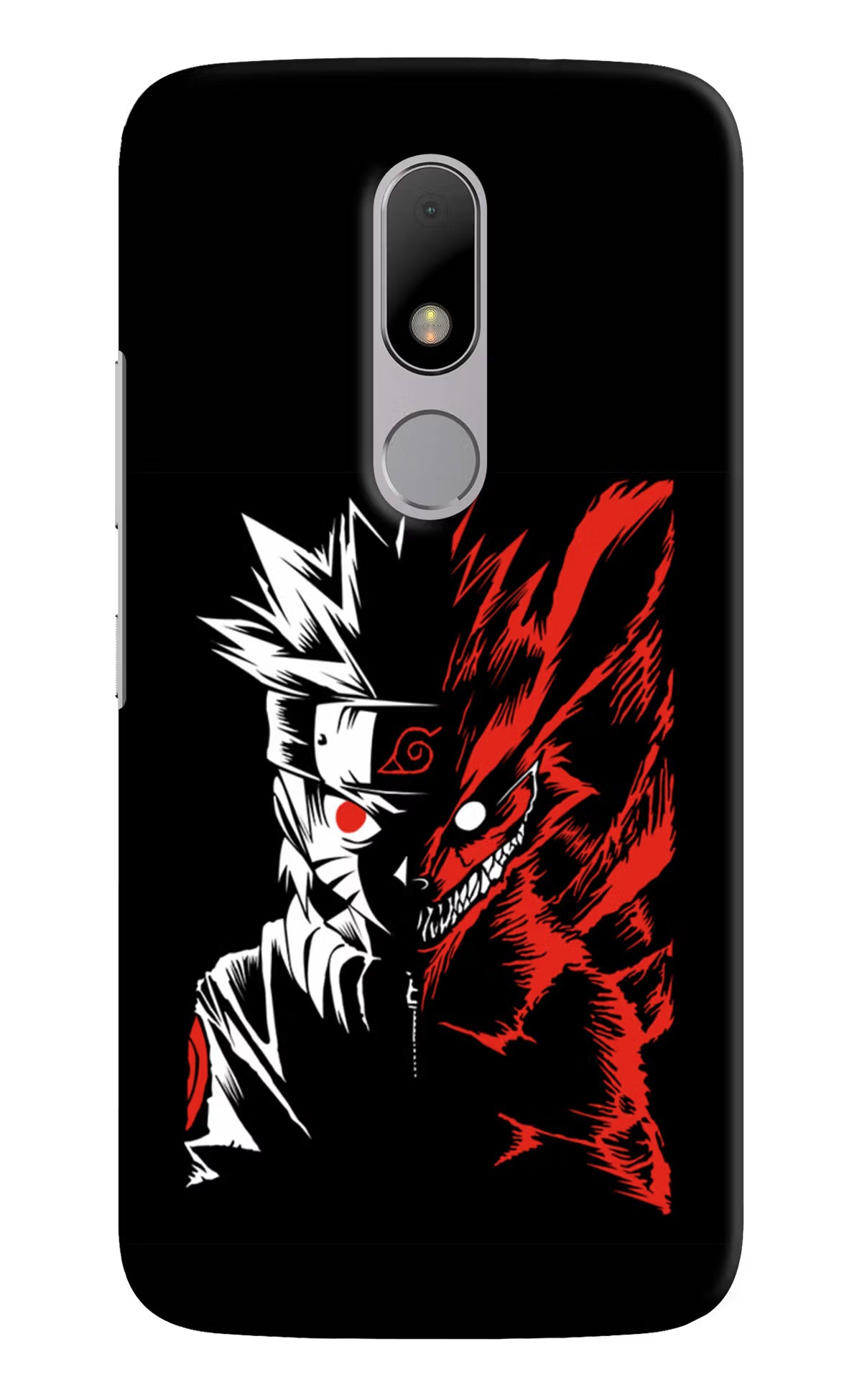 Naruto Two Face Moto M Back Cover - Naruto Two Face Moto M Hard Case Back Cover by Casekaro Naruto Two Face Moto M Hard Case Back Cover by Casekaro