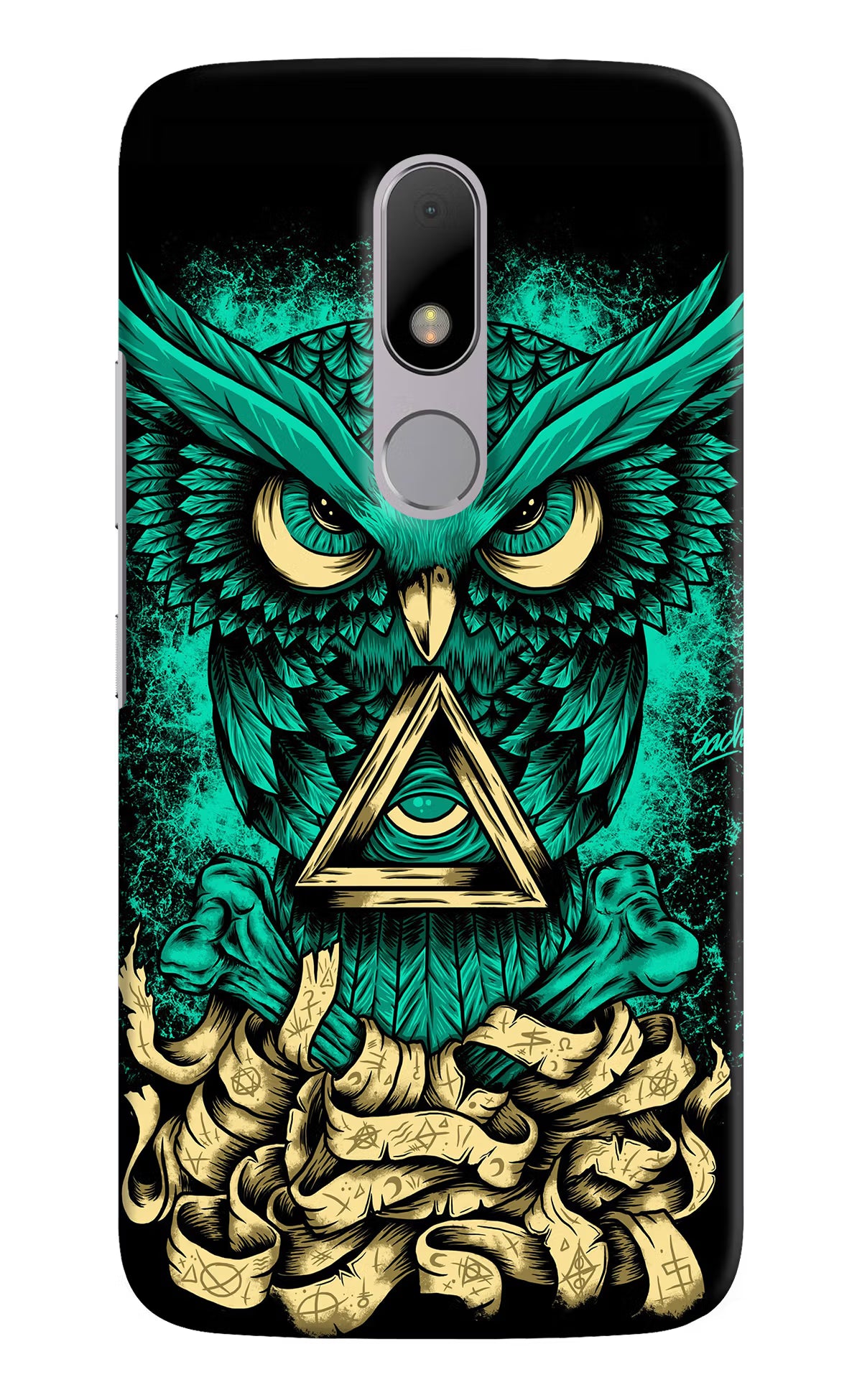 Green Owl Moto M Back Cover - Green Owl Moto M Hard Case Back Cover by Casekaro Green Owl Moto M Hard Case Back Cover by Casekaro