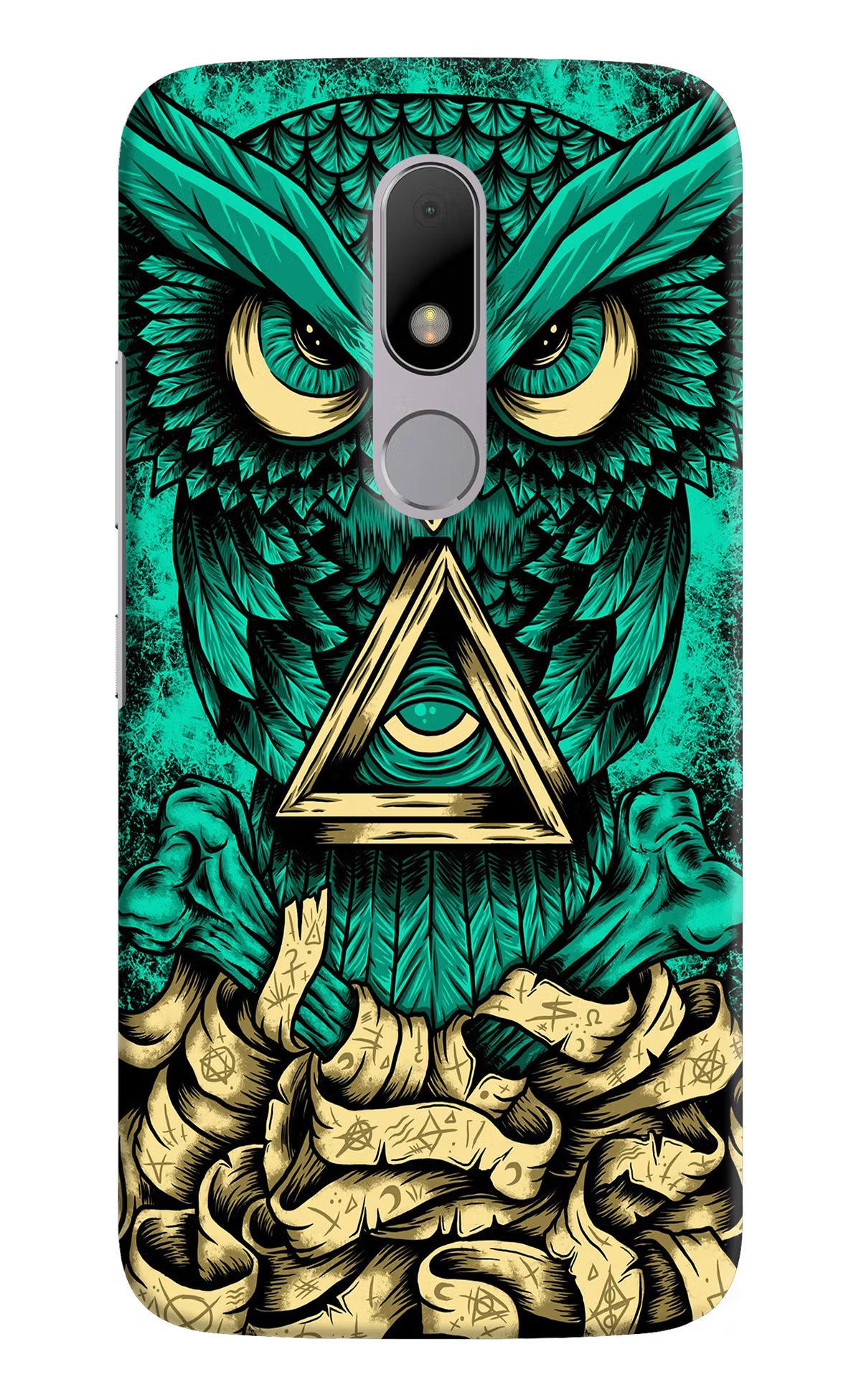 Green Owl Moto M Back Cover - Green Owl Moto M Hard Case Back Cover by Casekaro Green Owl Moto M Hard Case Back Cover by Casekaro