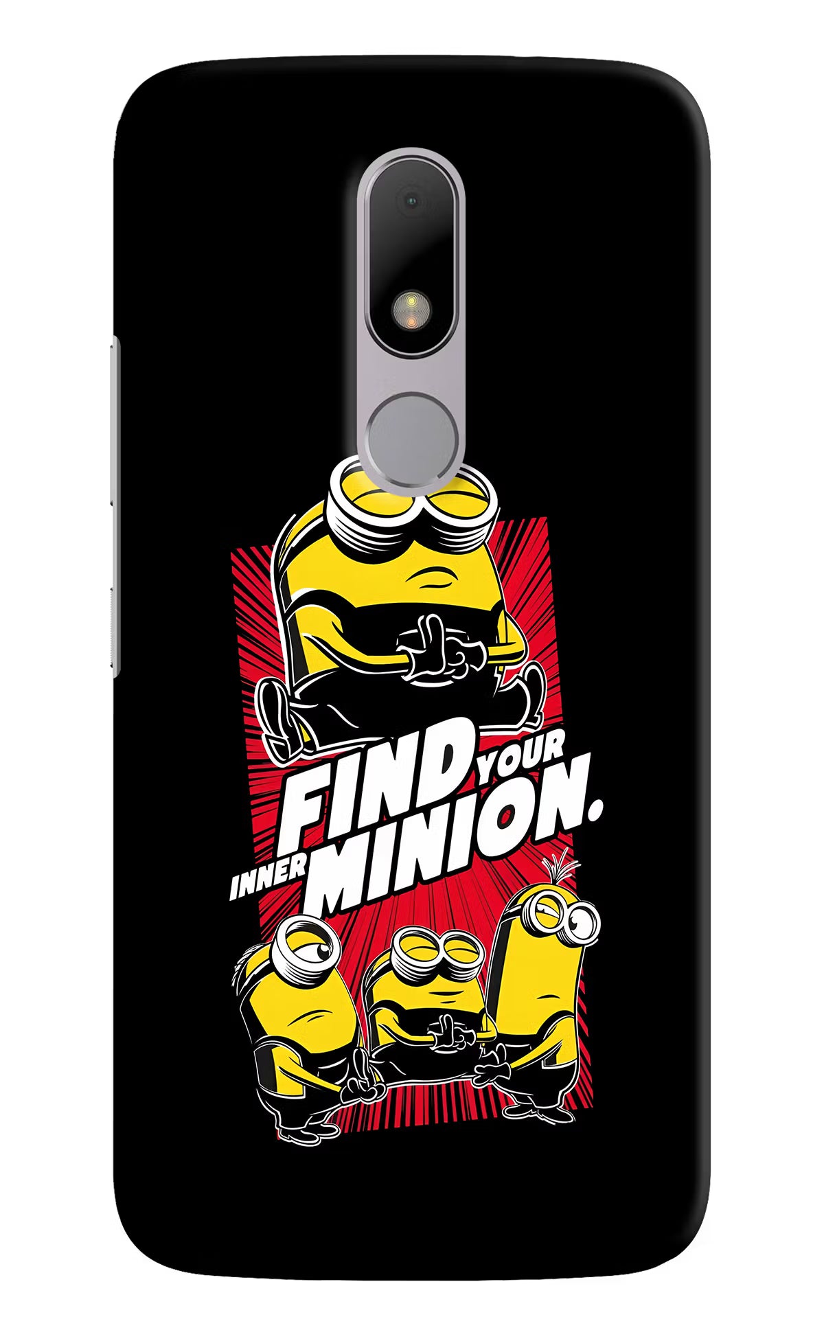 Find your inner Minion Moto M Back Cover - Find your inner Minion Moto M Hard Case Back Cover by Casekaro Find your inner Minion Moto M Hard Case Back Cover by Casekaro
