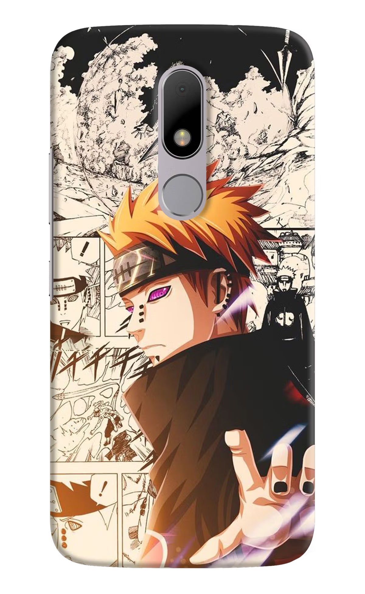 Pain Anime Moto M Back Cover - Pain Anime Moto M Hard Case Back Cover by Casekaro Pain Anime Moto M Hard Case Back Cover by Casekaro