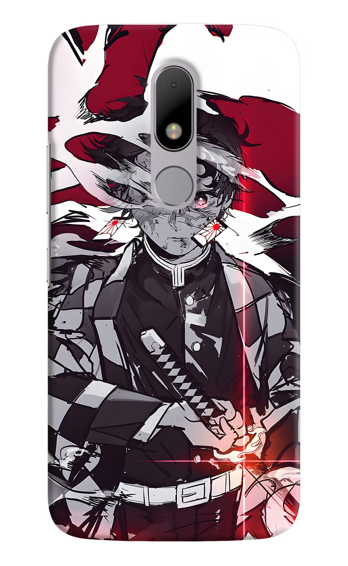 Demon Slayer Moto M Back Cover - Demon Slayer Moto M Hard Case Back Cover by Casekaro Demon Slayer Moto M Hard Case Back Cover by Casekaro