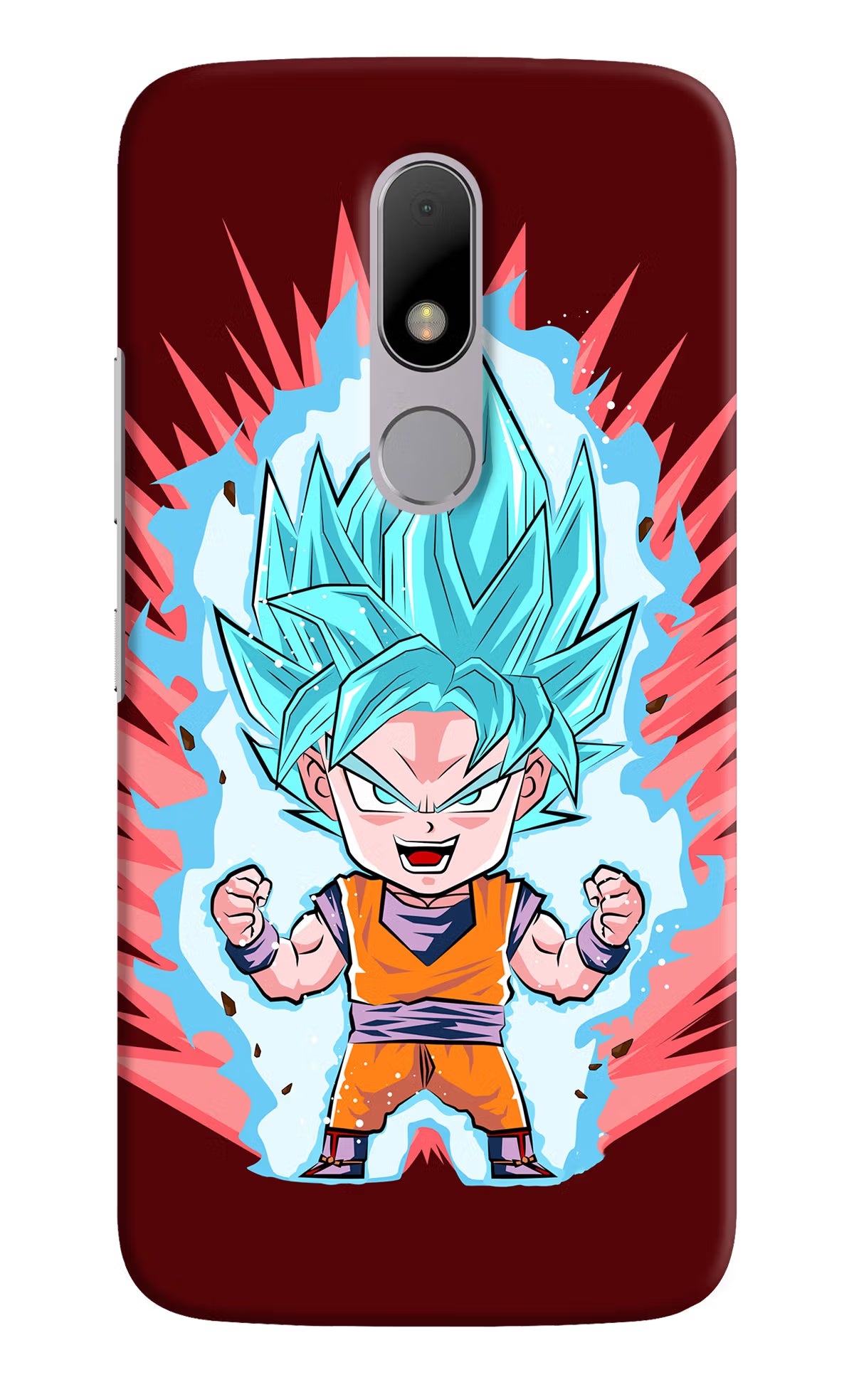Goku Little Moto M Back Cover - Goku Little Moto M Hard Case Back Cover by Casekaro Goku Little Moto M Hard Case Back Cover by Casekaro