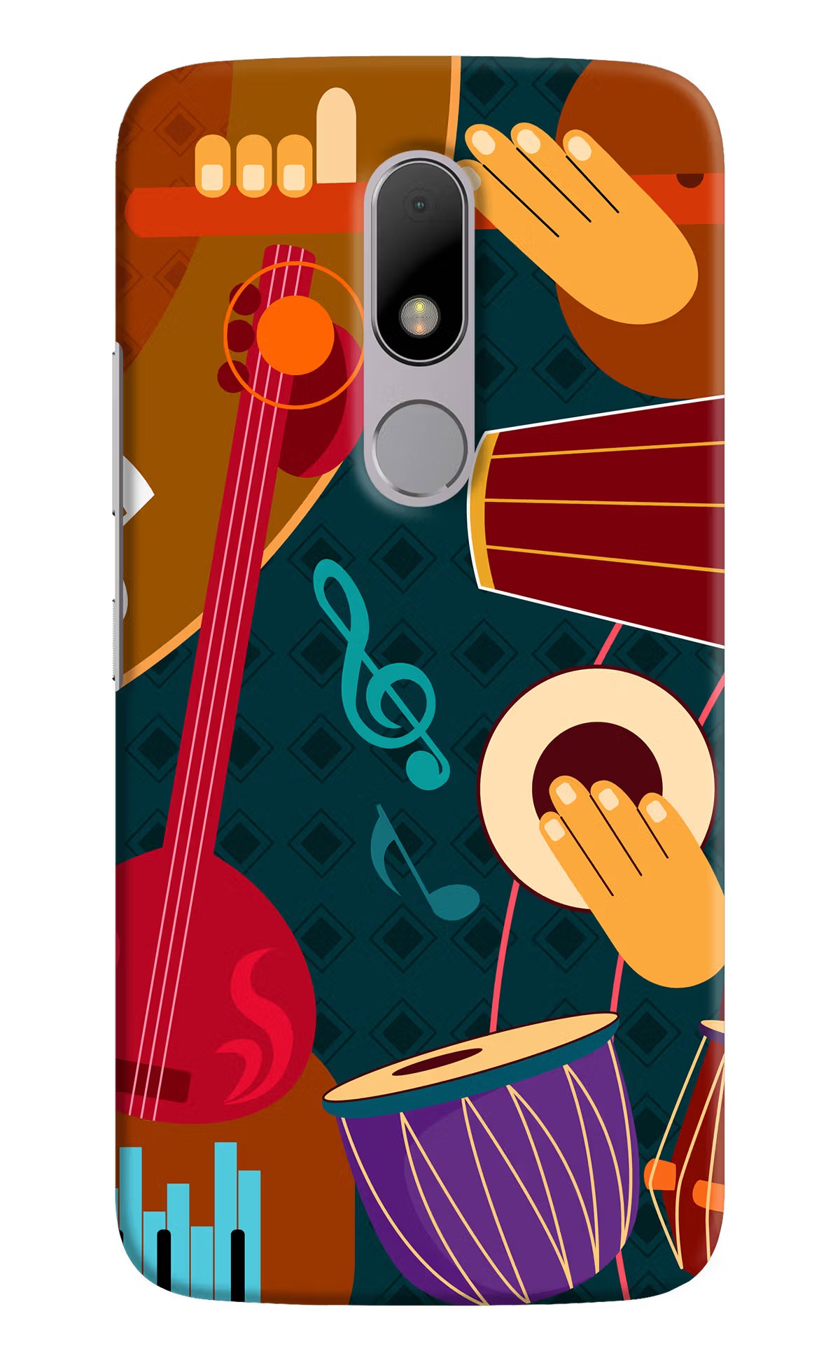 Music Instrument Moto M Back Cover - Music Instrument Moto M Hard Case Back Cover by Casekaro Music Instrument Moto M Hard Case Back Cover by Casekaro