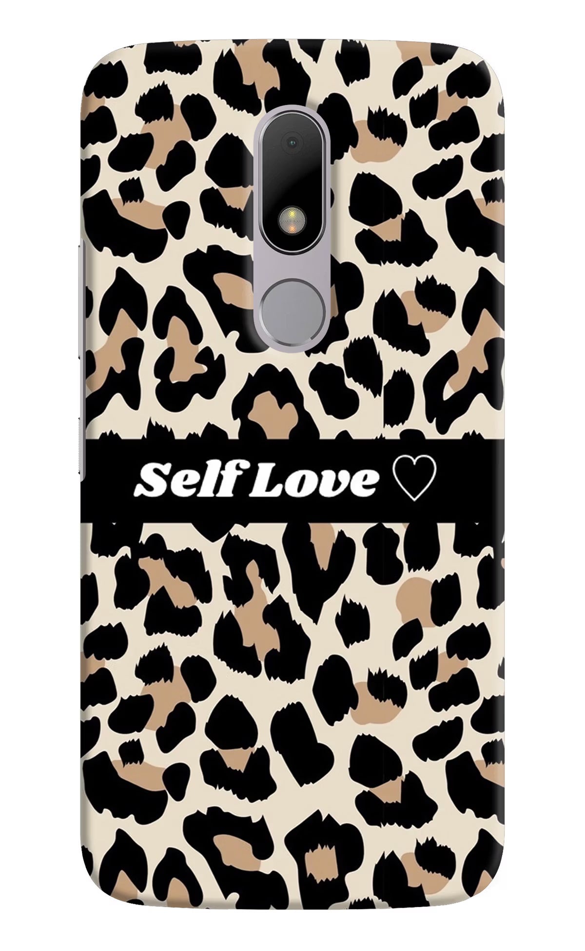 Leopard Print Self Love Moto M Back Cover - Leopard Print Self Love Moto M Hard Case Back Cover by Casekaro Leopard Print Self Love Moto M Hard Case Back Cover by Casekaro
