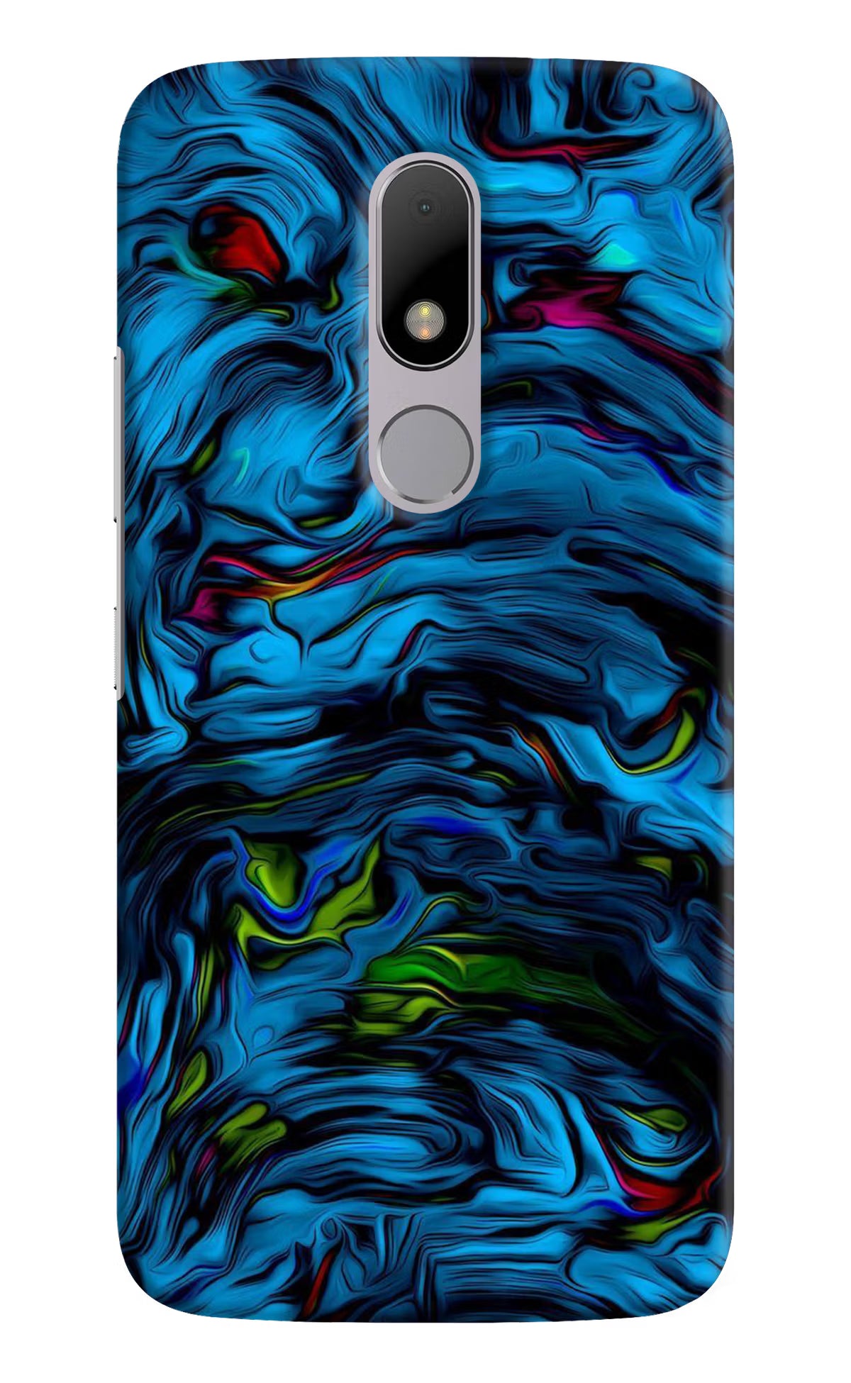 Dark Blue Abstract Moto M Back Cover - Dark Blue Abstract Moto M Hard Case Back Cover by Casekaro Dark Blue Abstract Moto M Hard Case Back Cover by Casekaro