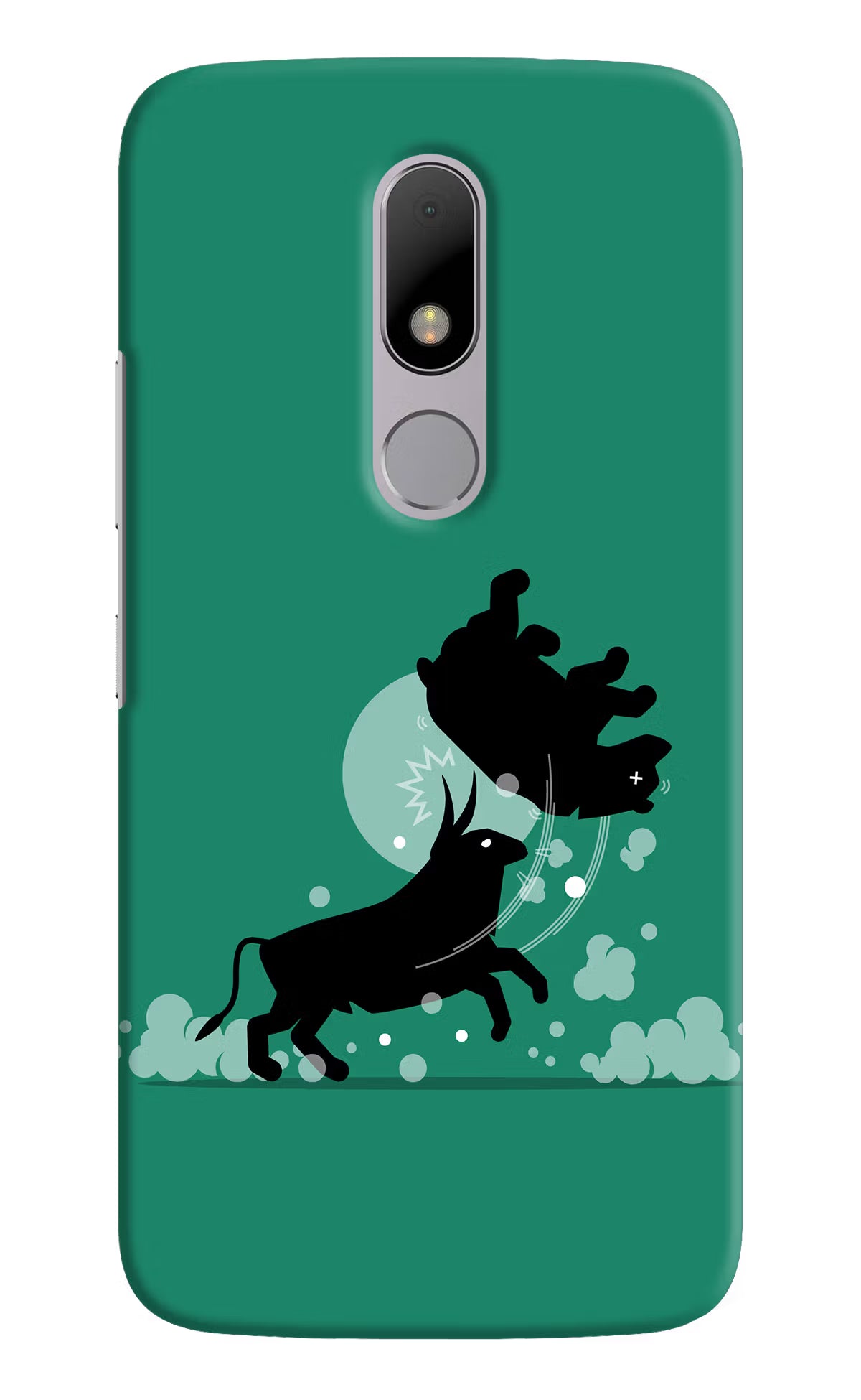 Bull Conqueror Moto M Back Cover - Bull Conqueror Moto M Hard Case Back Cover by Casekaro Bull Conqueror Moto M Hard Case Back Cover by Casekaro