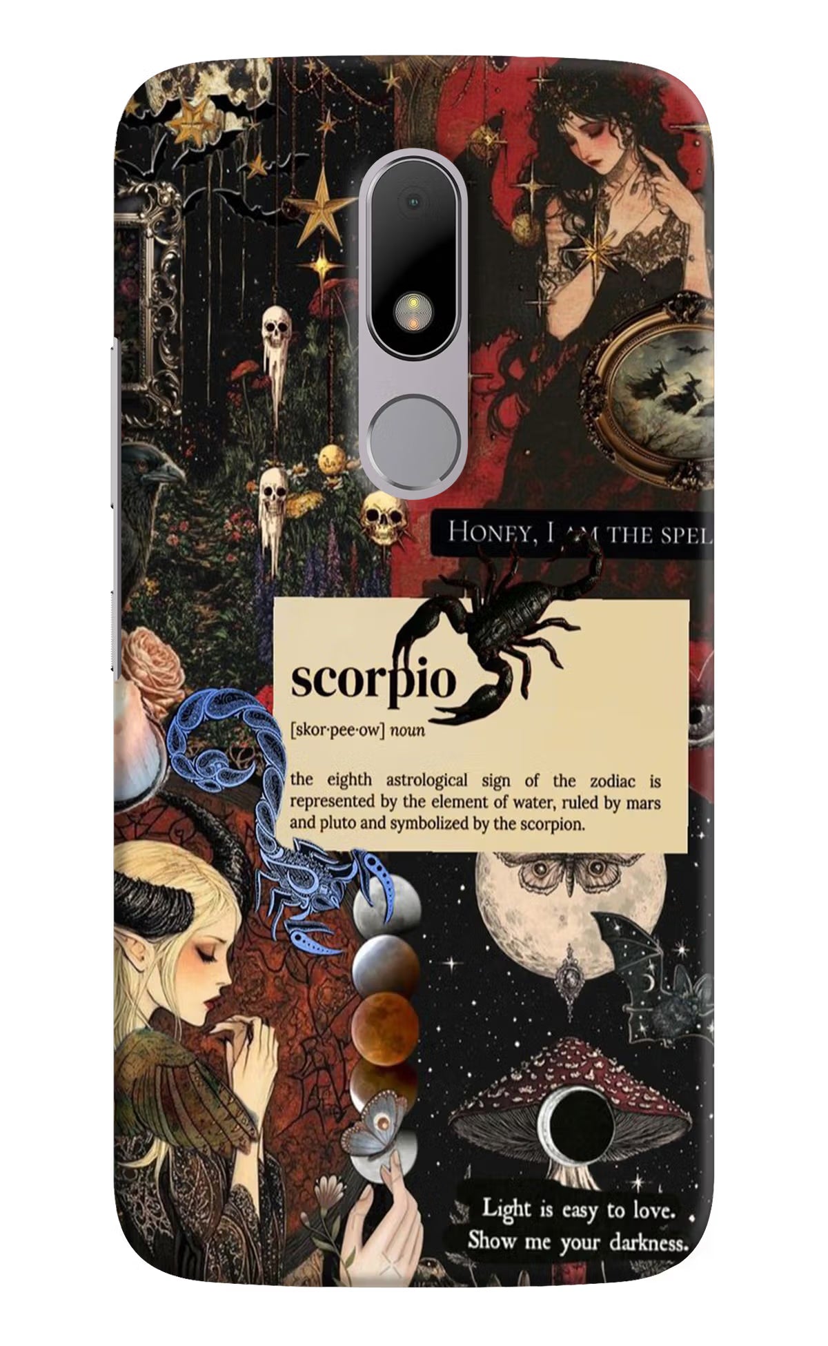 Scorpio Zodiac Moto M Back Cover - Scorpio Zodiac Moto M Hard Case Back Cover by Casekaro Scorpio Zodiac Moto M Hard Case Back Cover by Casekaro
