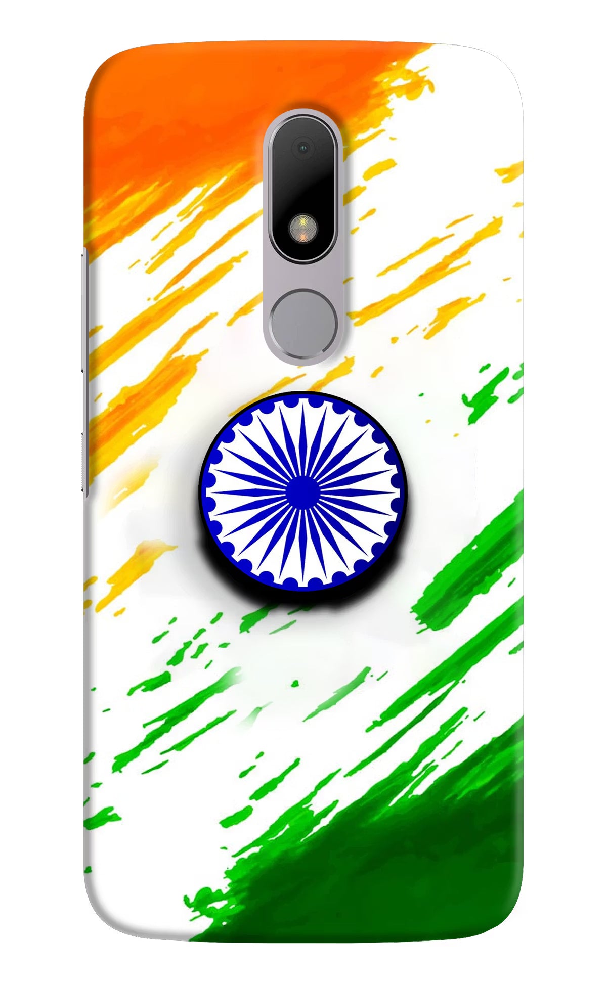 Indian Flag Ashoka Chakra Moto M Pop Case - Indian Flag Ashoka Chakra Moto M Pop Case by Casekaro Indian Flag Ashoka Chakra Moto M Pop Case by Casekaro