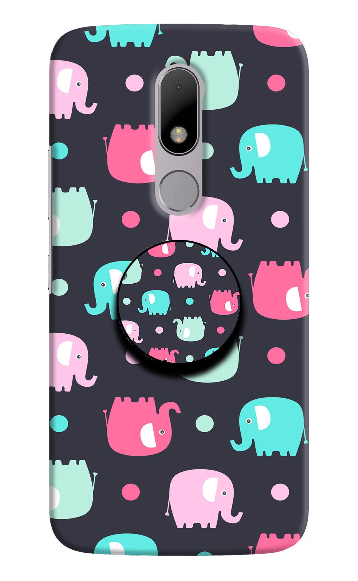 Baby Elephants Moto M Pop Case - Baby Elephants Moto M Pop Case by Casekaro Baby Elephants Moto M Pop Case by Casekaro