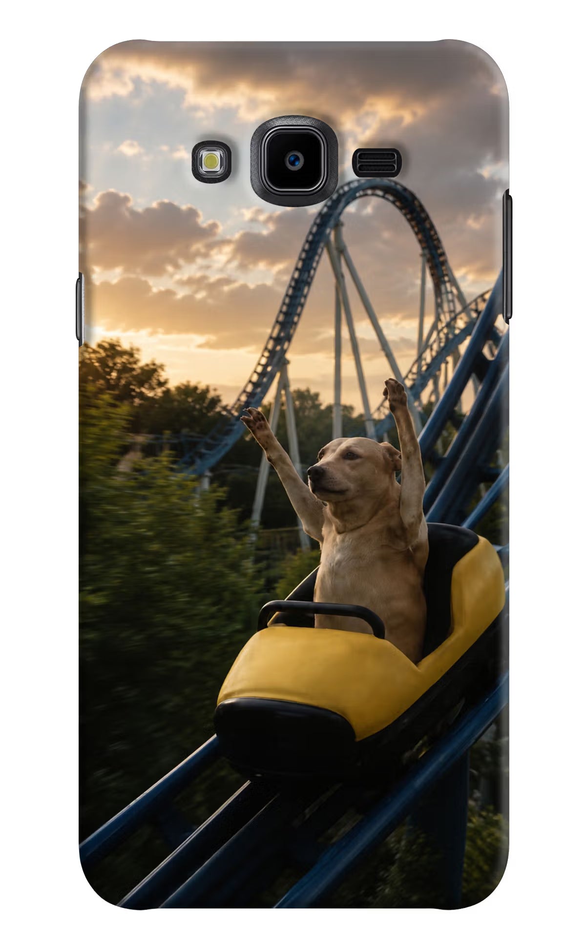 Rollercoaster Dog Samsung J7 Nxt Back Cover - Rollercoaster Dog Samsung J7 Nxt Back Cover Rollercoaster Dog Samsung J7 Nxt Back Cover