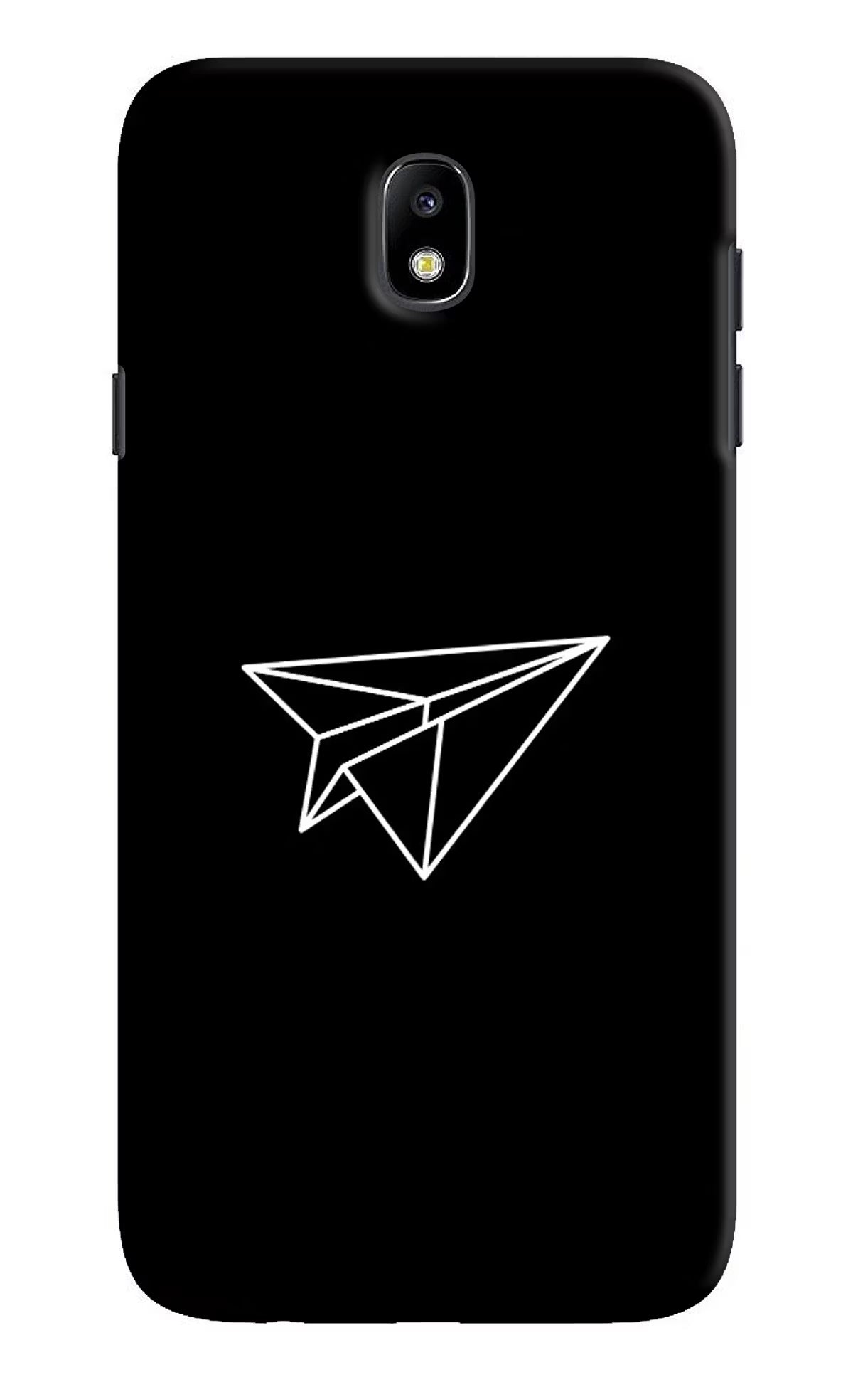 Paper Plane White Samsung J7 Pro Back Cover - Paper Plane White Samsung J7 Pro Hard Case Back Cover by Casekaro Paper Plane White Samsung J7 Pro Hard Case Back Cover by Casekaro