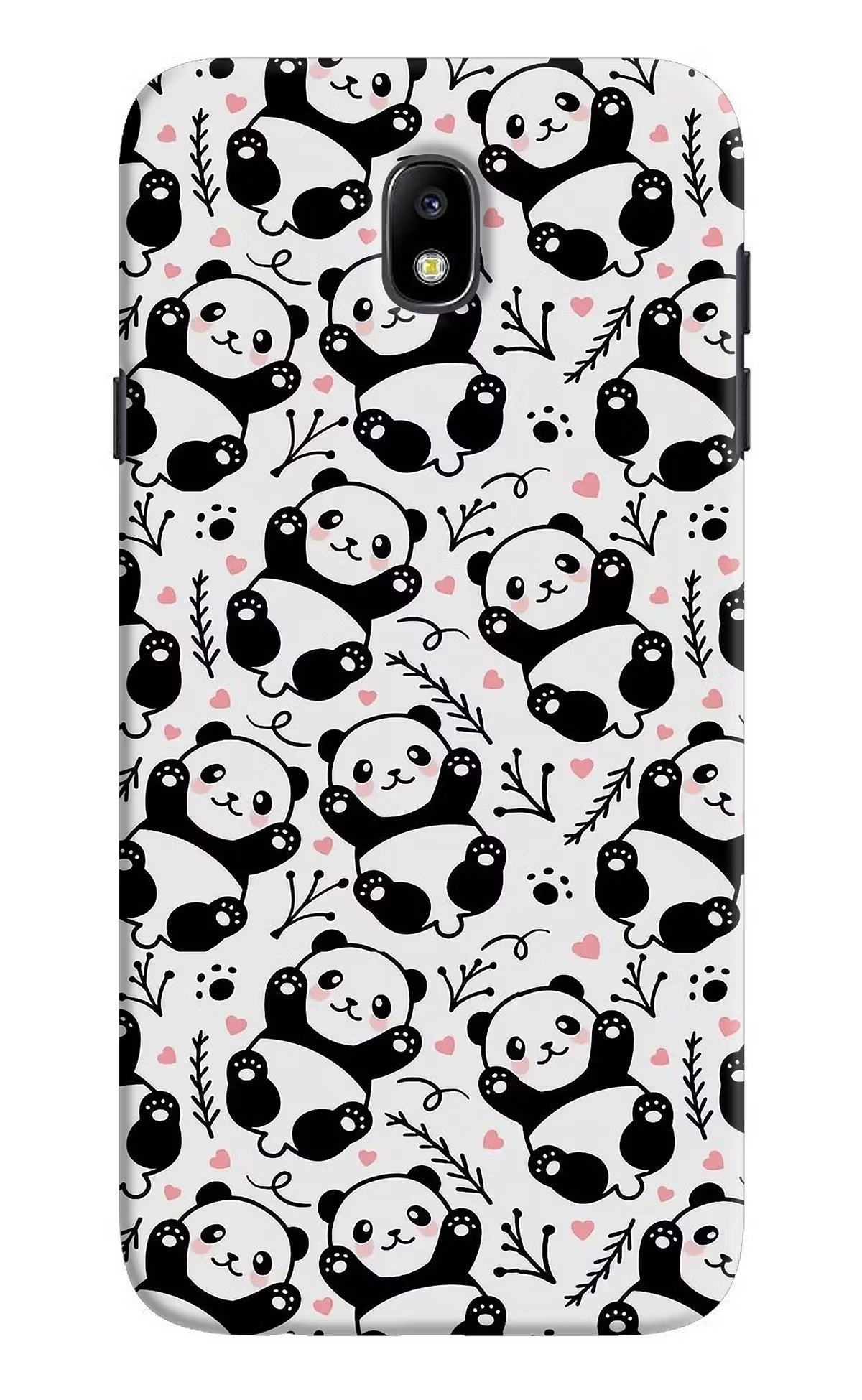 Cute Panda Samsung J7 Pro Back Cover - Cute Panda Samsung J7 Pro Hard Case Back Cover by Casekaro Cute Panda Samsung J7 Pro Hard Case Back Cover by Casekaro