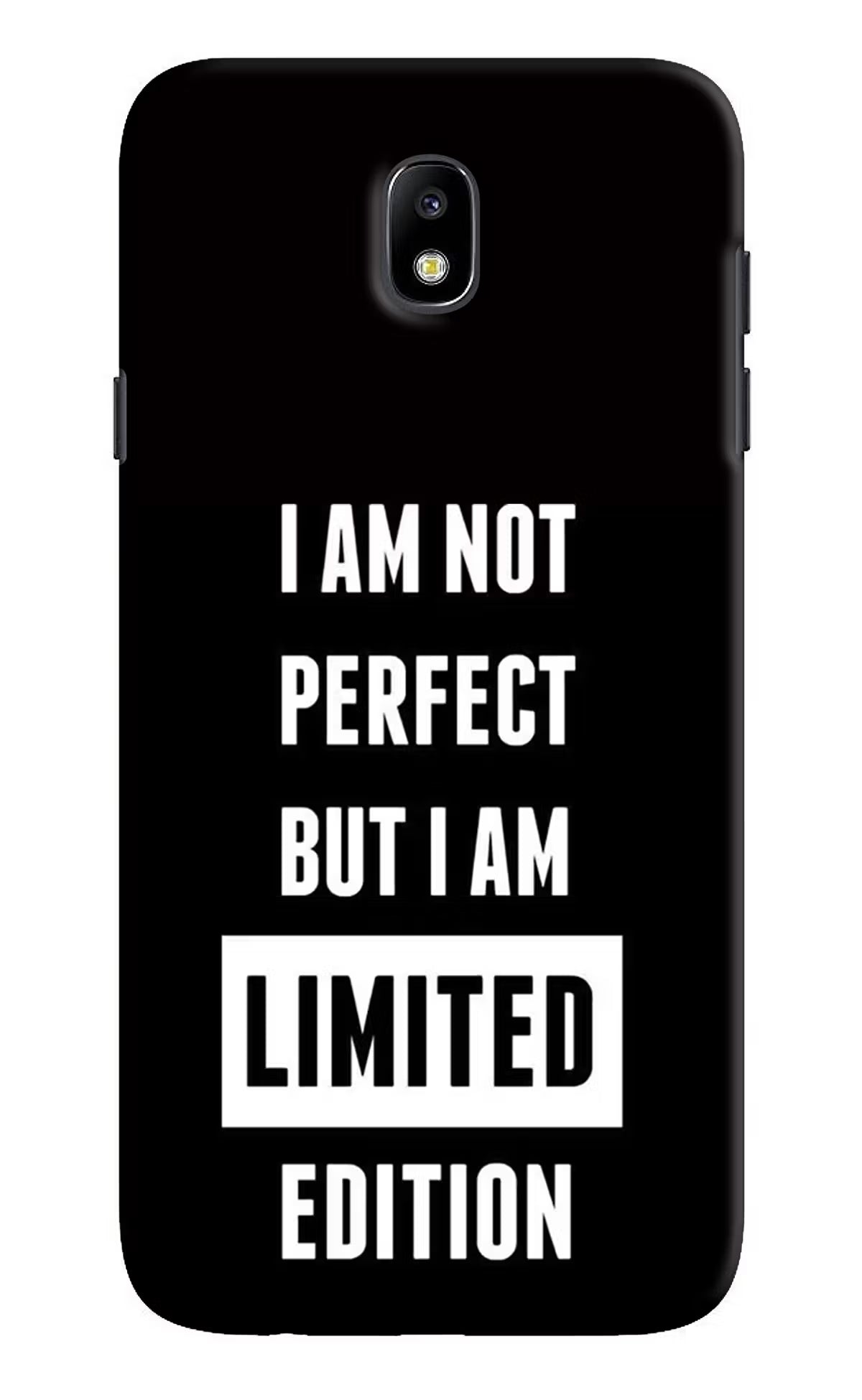 I Am Not Perfect But I Am Limited Edition Samsung J7 Pro Back Cover - I Am Not Perfect But I Am Limited Edition Samsung J7 Pro Hard Case Back Cover by Casekaro I Am Not Perfect But I Am Limited Edition Samsung J7 Pro Hard Case Back Cover by Casekaro