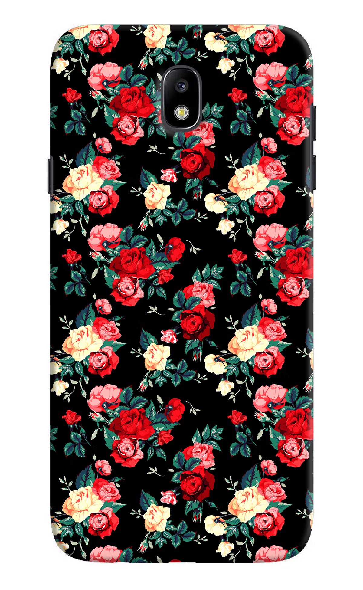 Rose Pattern Samsung J7 Pro Back Cover - Rose Pattern Samsung J7 Pro Hard Case Back Cover by Casekaro Rose Pattern Samsung J7 Pro Hard Case Back Cover by Casekaro