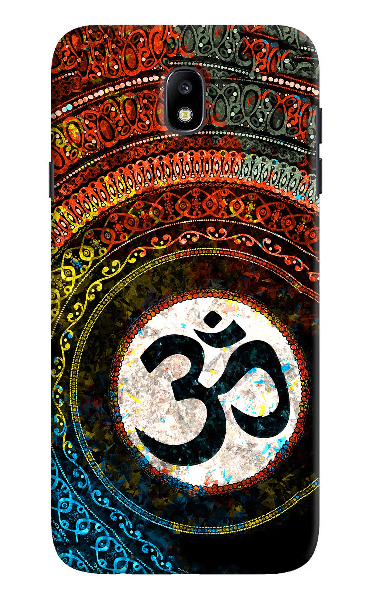 Om Cultural Samsung J7 Pro Back Cover - Om Cultural Samsung J7 Pro Hard Case Back Cover by Casekaro Om Cultural Samsung J7 Pro Hard Case Back Cover by Casekaro