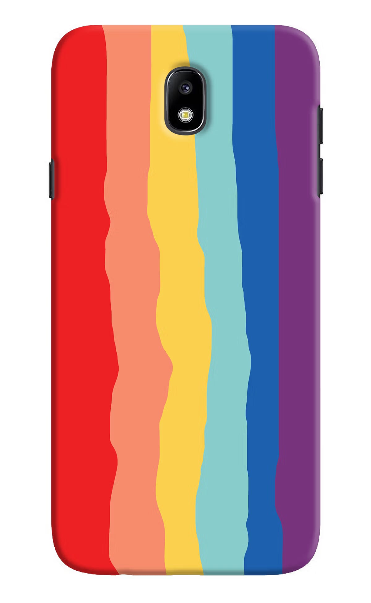 Rainbow Samsung J7 Pro Back Cover - Rainbow Samsung J7 Pro Hard Case Back Cover by Casekaro Rainbow Samsung J7 Pro Hard Case Back Cover by Casekaro