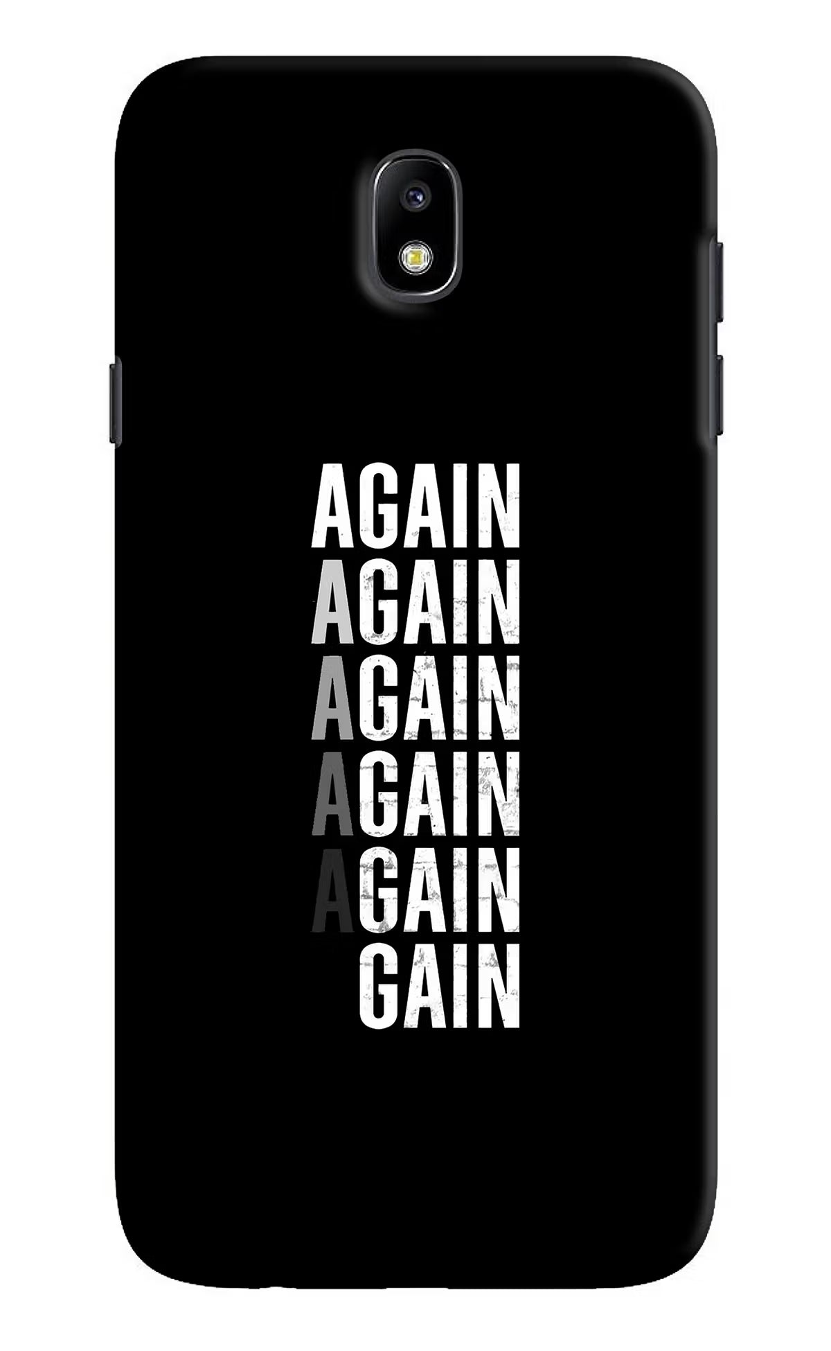 Again Again Gain Samsung J7 Pro Back Cover - Again Again Gain Samsung J7 Pro Hard Case Back Cover by Casekaro Again Again Gain Samsung J7 Pro Hard Case Back Cover by Casekaro