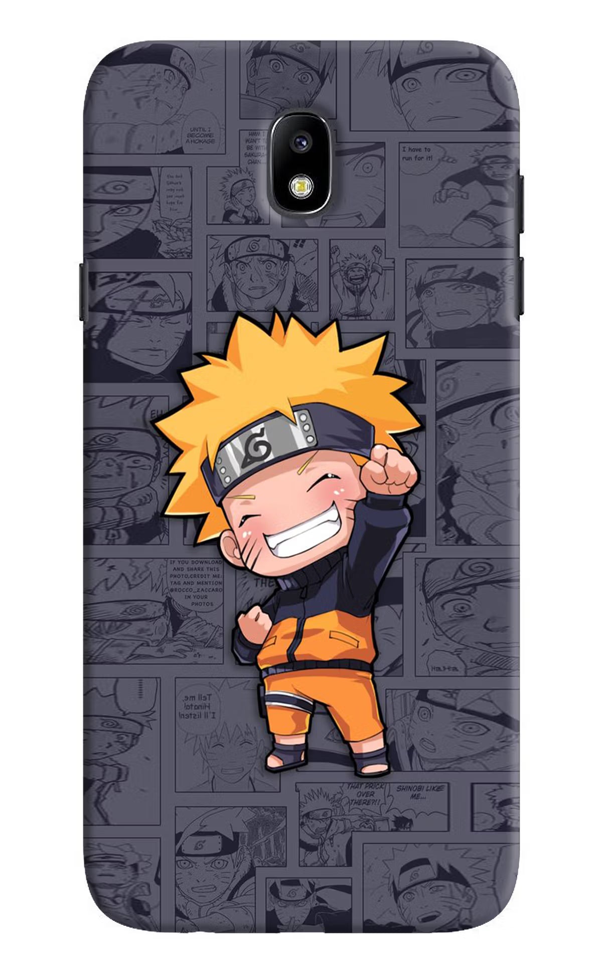 Chota Naruto Samsung J7 Pro Back Cover - Chota Naruto Samsung J7 Pro Hard Case Back Cover by Casekaro Chota Naruto Samsung J7 Pro Hard Case Back Cover by Casekaro