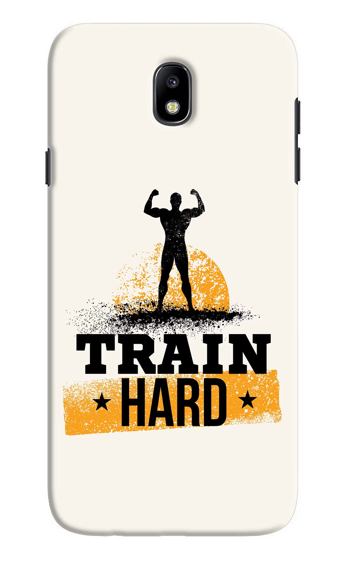Train Hard Samsung J7 Pro Back Cover - Train Hard Samsung J7 Pro Hard Case Back Cover by Casekaro Train Hard Samsung J7 Pro Hard Case Back Cover by Casekaro
