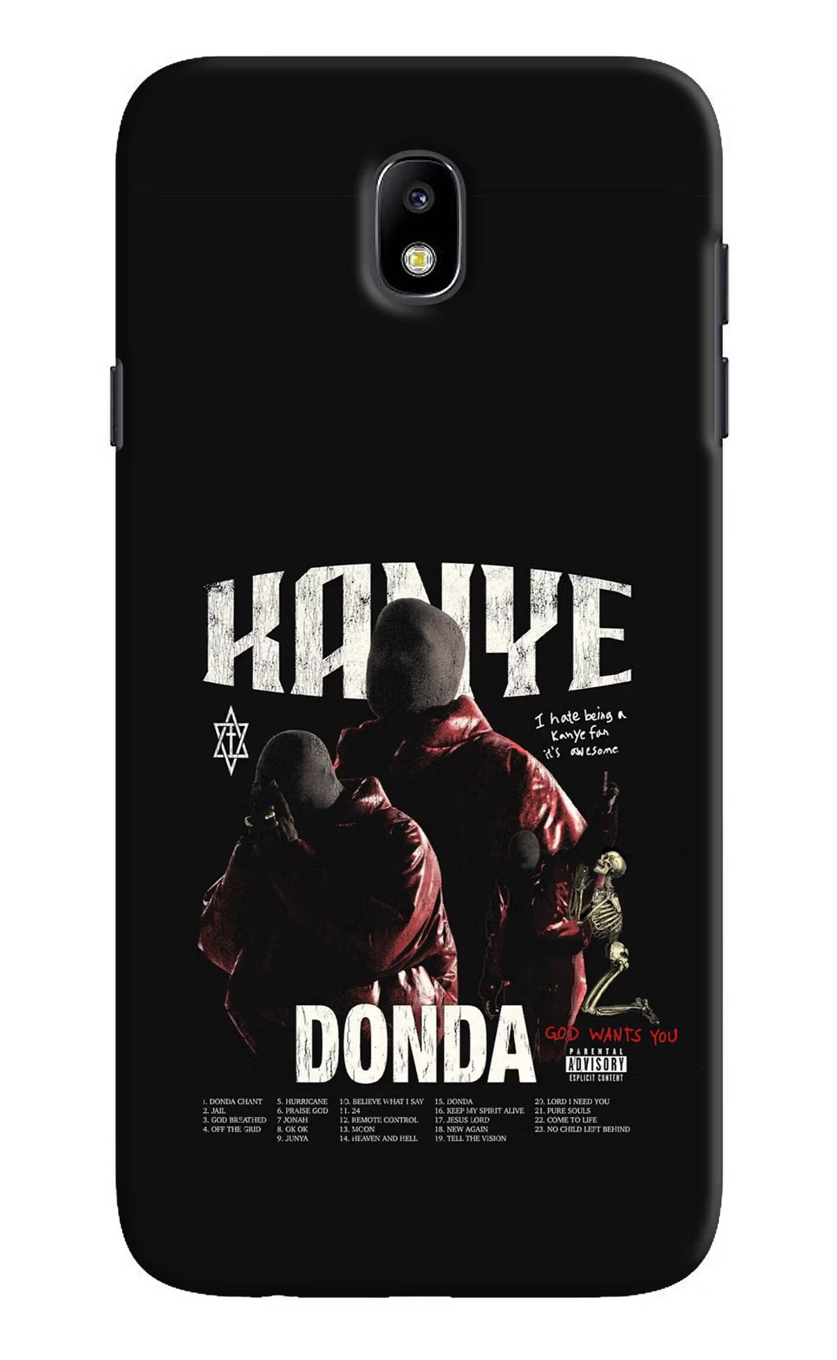 Donda Kanye West Samsung J7 Pro Back Cover - Donda Kanye West Samsung J7 Pro Hard Case Back Cover by Casekaro Donda Kanye West Samsung J7 Pro Hard Case Back Cover by Casekaro