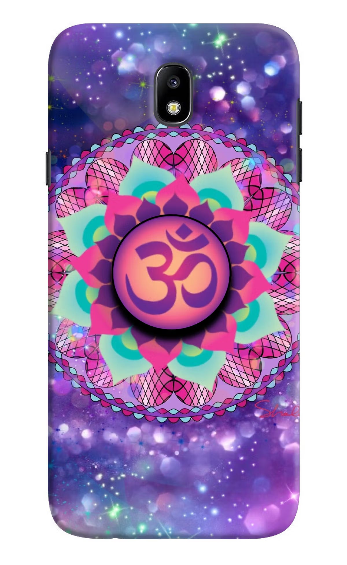 Om Purple Samsung J7 Pro Pop Case - Om Purple Samsung J7 Pro Pop Case by Casekaro Om Purple Samsung J7 Pro Pop Case by Casekaro