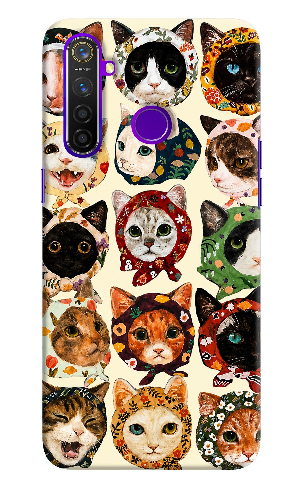 Cool Cat Realme 5 Pro Back Cover - Cool Cat Realme 5 Pro Back Cover Cool Cat Realme 5 Pro Back Cover