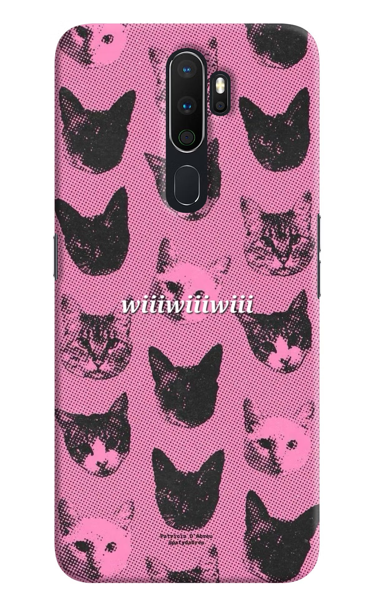 Pink Cats Oppo A5 2020/A9 2020 Back Cover - Pink Cats Oppo A5 2020/A9 2020 Back Cover Pink Cats Oppo A5 2020/A9 2020 Back Cover
