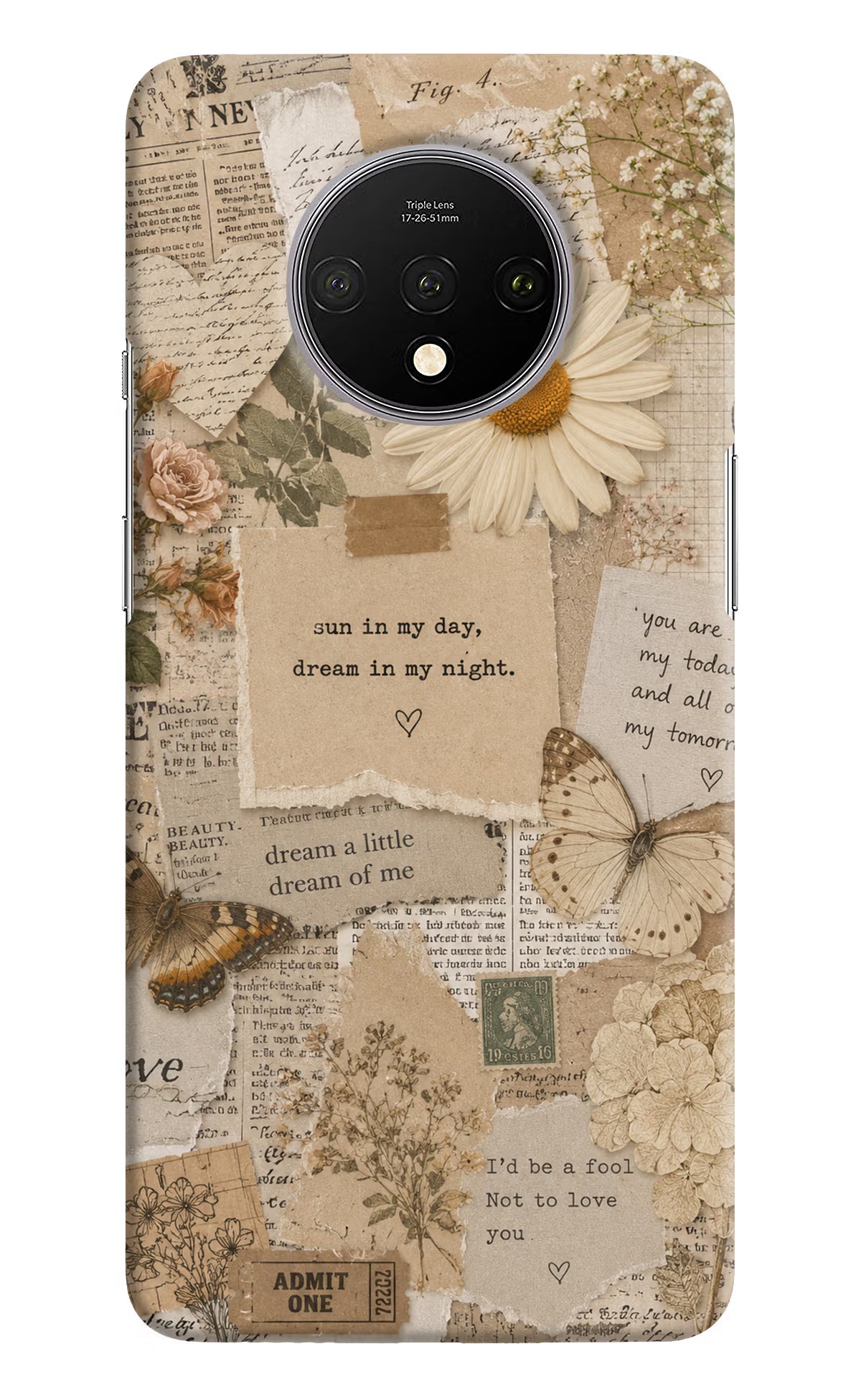 Vintage case Oneplus 7T Back Cover - Vintage case Oneplus 7T Back Cover Vintage case Oneplus 7T Back Cover