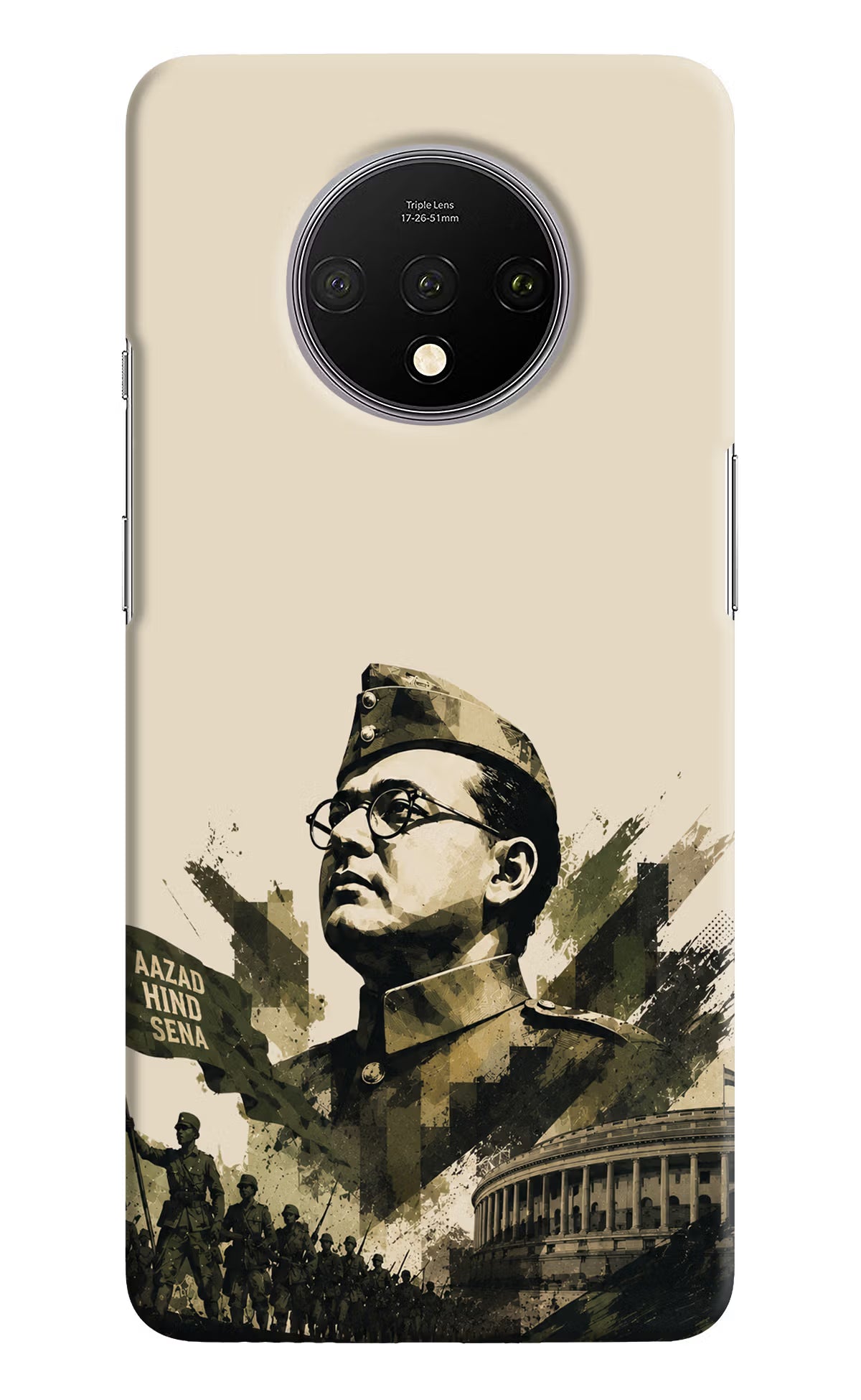Netaji Rising Oneplus 7T Back Cover - Netaji Rising Oneplus 7T Back Cover Netaji Rising Oneplus 7T Back Cover