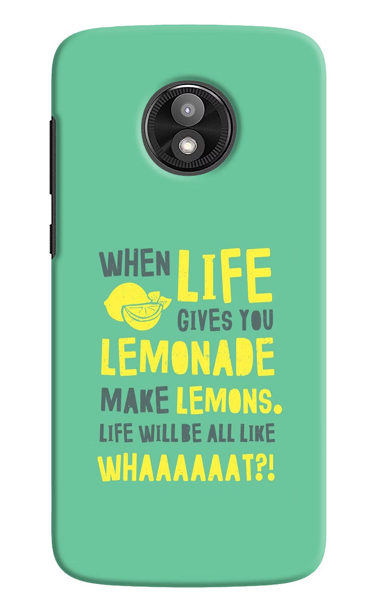 Quote Moto E5 Play Back Cover - Quote Moto E5 Play Hard Case Back Cover by Casekaro Quote Moto E5 Play Hard Case Back Cover by Casekaro