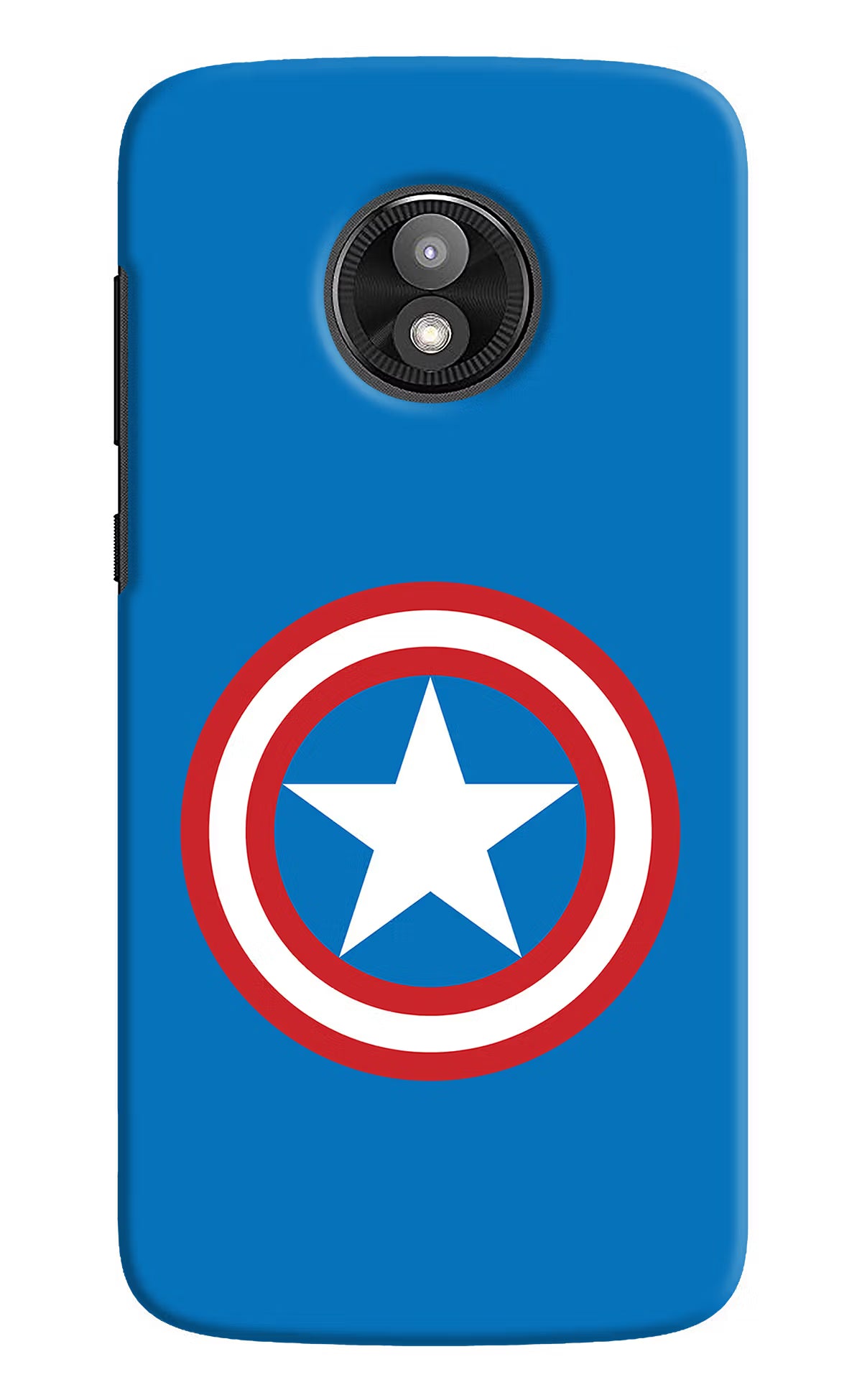 Captain America Logo Moto E5 Play Back Cover - Captain America Logo Moto E5 Play Hard Case Back Cover by Casekaro Captain America Logo Moto E5 Play Hard Case Back Cover by Casekaro