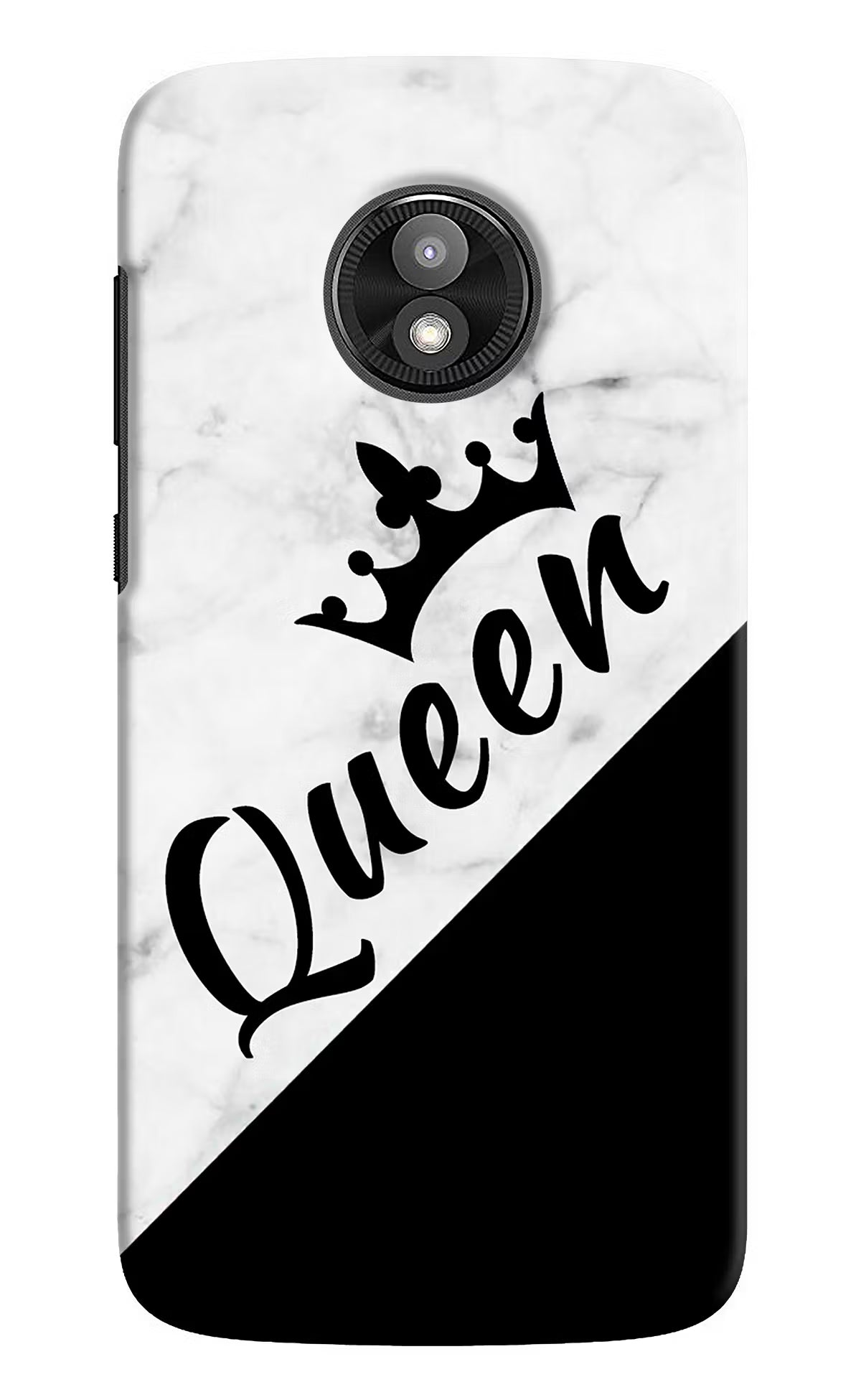 Queen Moto E5 Play Back Cover - Queen Moto E5 Play Hard Case Back Cover by Casekaro Queen Moto E5 Play Hard Case Back Cover by Casekaro