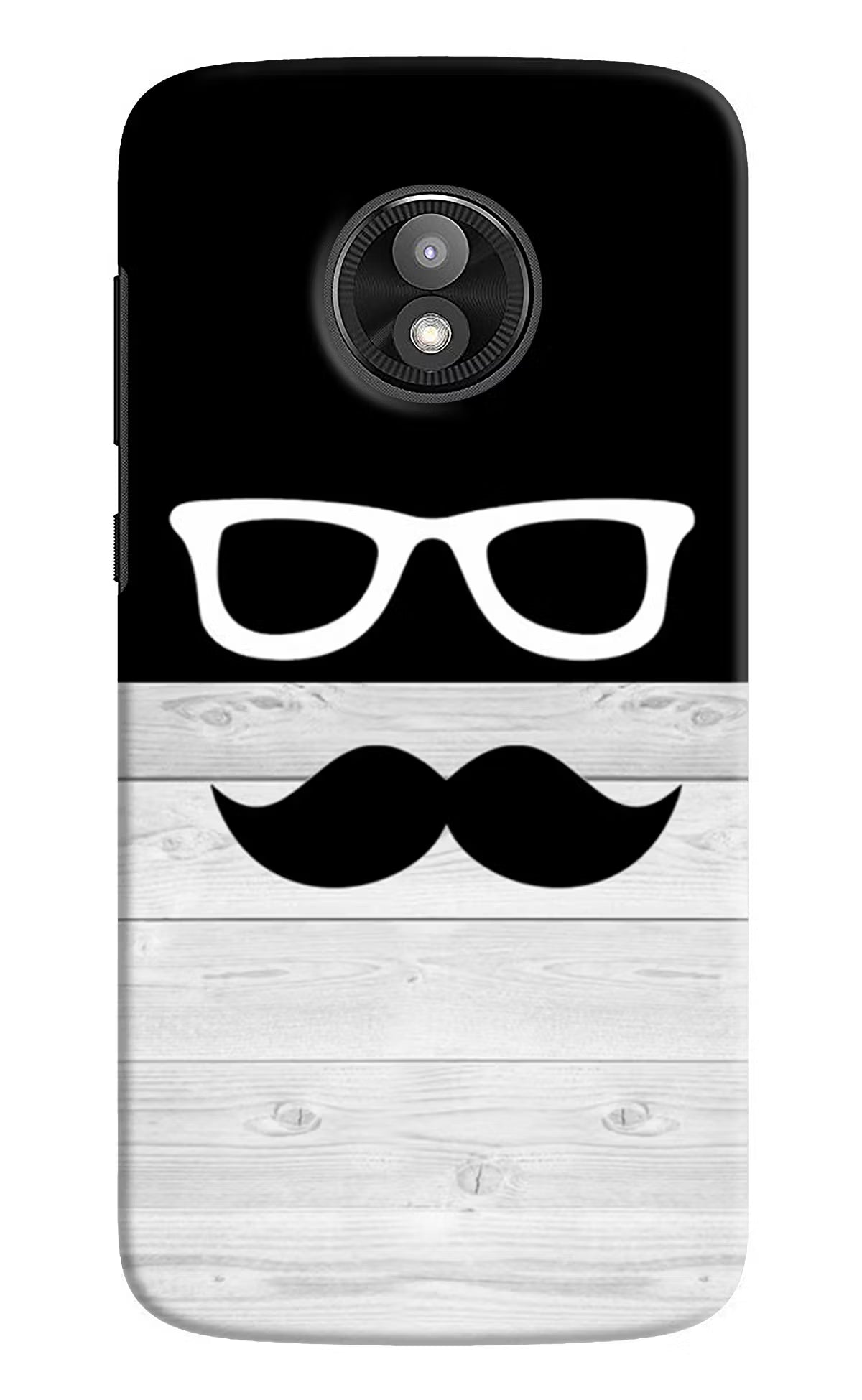 Mustache Moto E5 Play Back Cover - Mustache Moto E5 Play Hard Case Back Cover by Casekaro Mustache Moto E5 Play Hard Case Back Cover by Casekaro