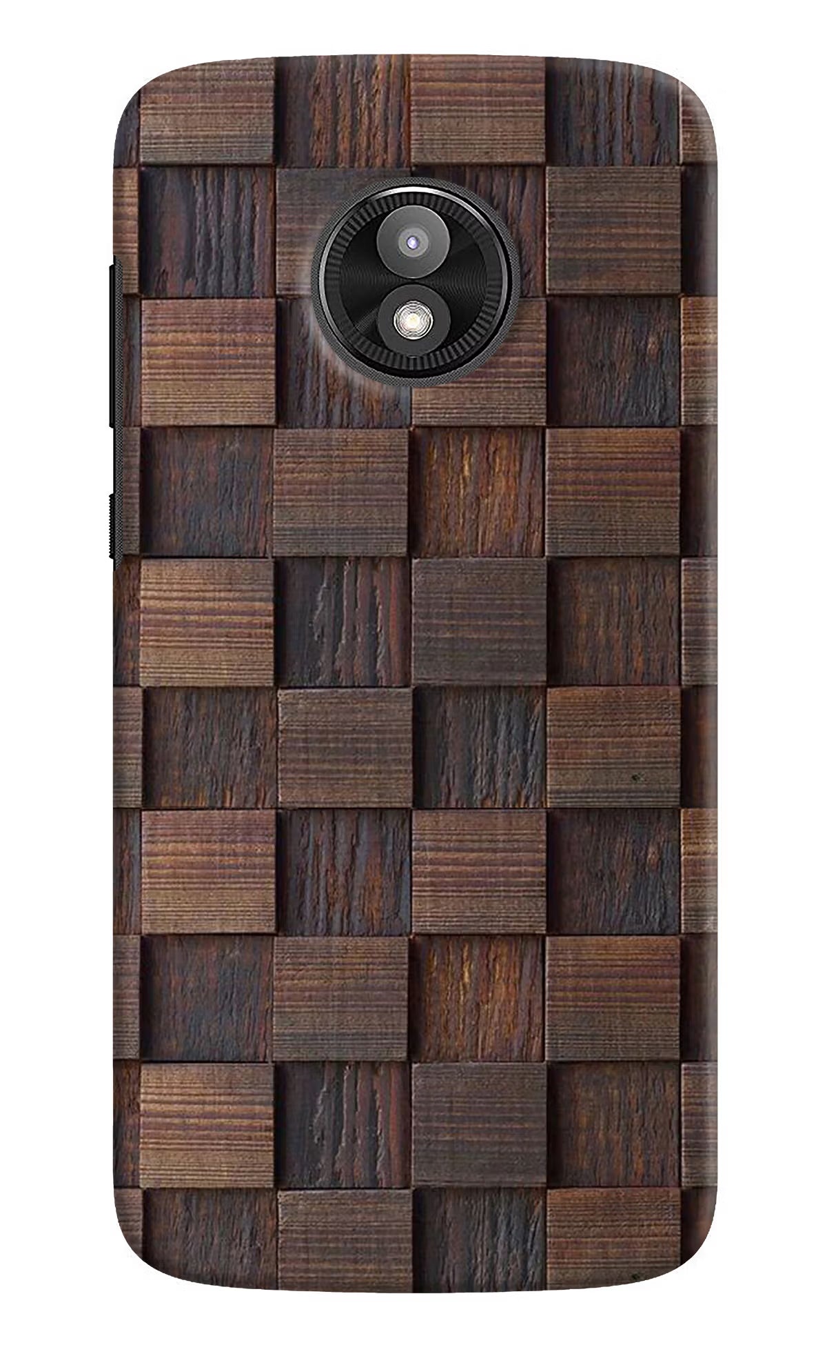 Wooden Cube Design Moto E5 Play Back Cover - Wooden Cube Design Moto E5 Play Hard Case Back Cover by Casekaro Wooden Cube Design Moto E5 Play Hard Case Back Cover by Casekaro