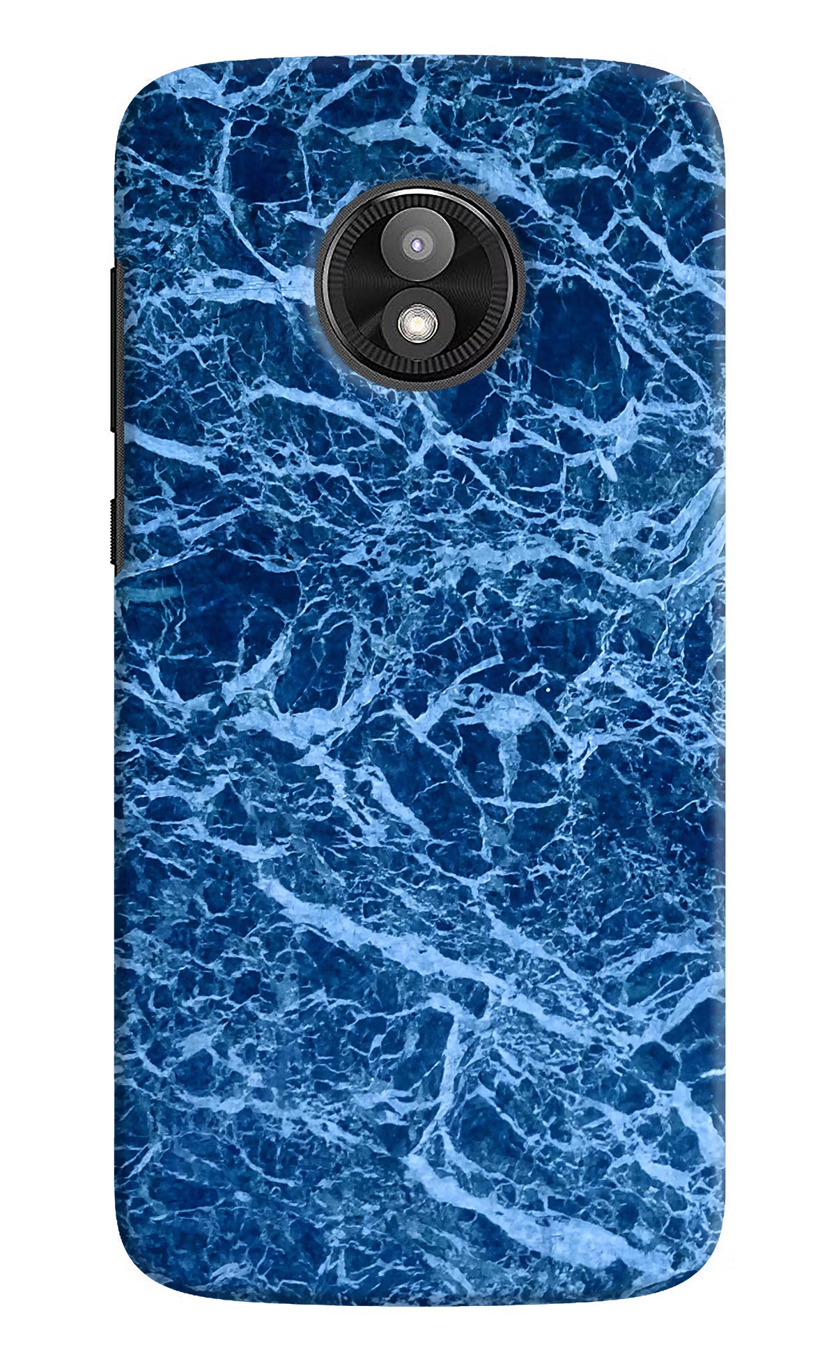 Blue Marble Moto E5 Play Back Cover - Blue Marble Moto E5 Play Hard Case Back Cover by Casekaro Blue Marble Moto E5 Play Hard Case Back Cover by Casekaro