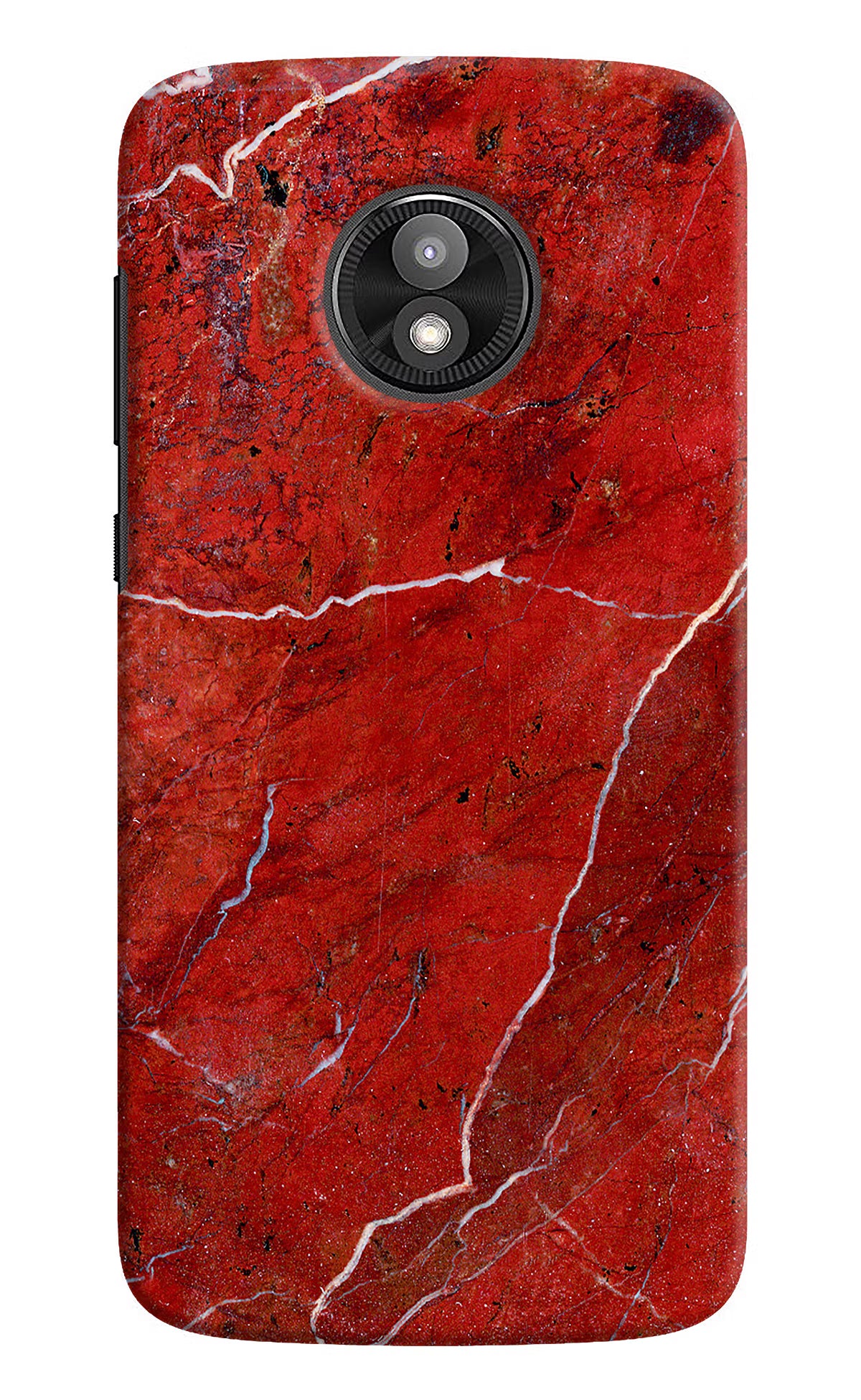 Red Marble Design Moto E5 Play Back Cover - Red Marble Design Moto E5 Play Hard Case Back Cover by Casekaro Red Marble Design Moto E5 Play Hard Case Back Cover by Casekaro