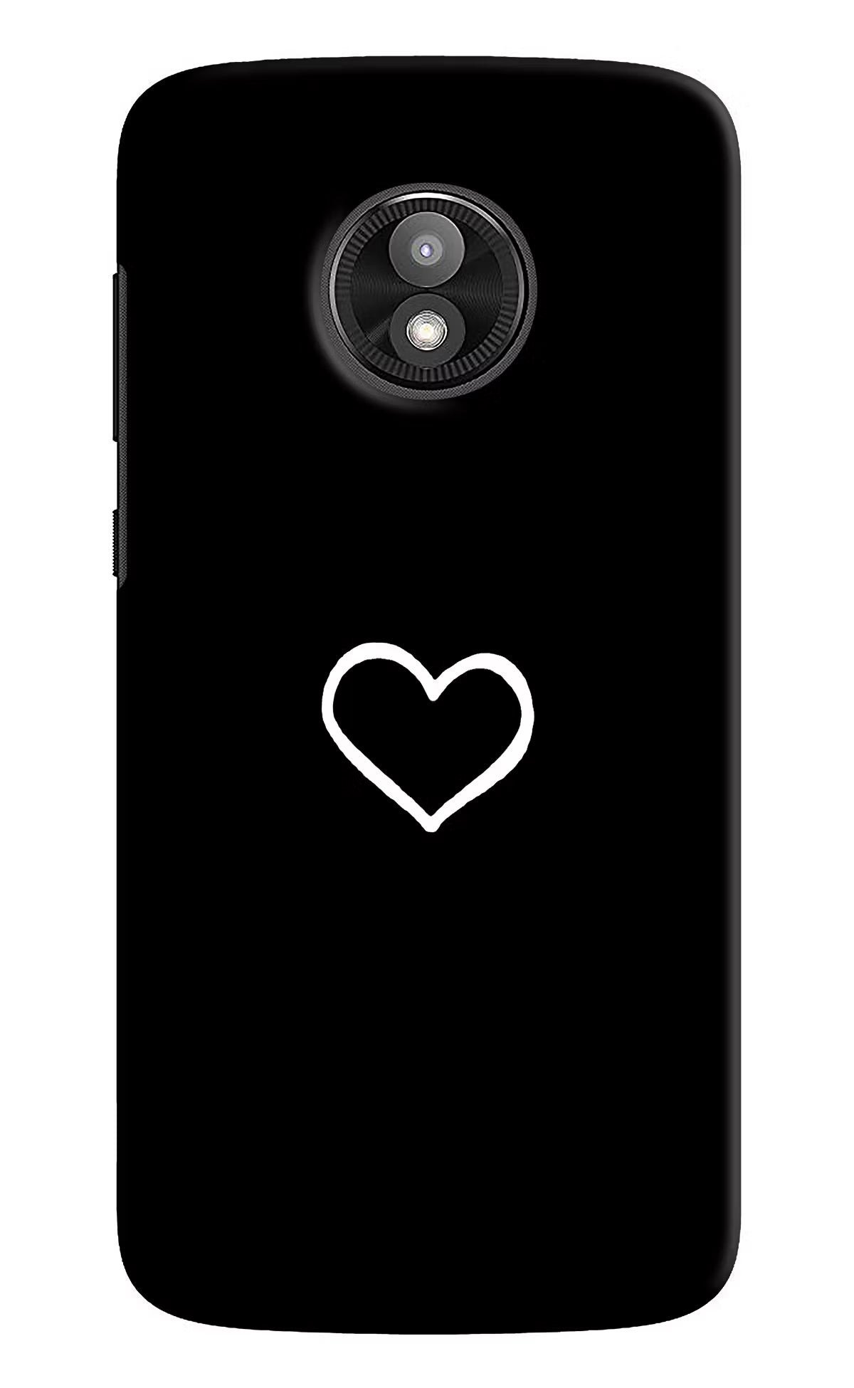 Heart Moto E5 Play Back Cover - Heart Moto E5 Play Hard Case Back Cover by Casekaro Heart Moto E5 Play Hard Case Back Cover by Casekaro