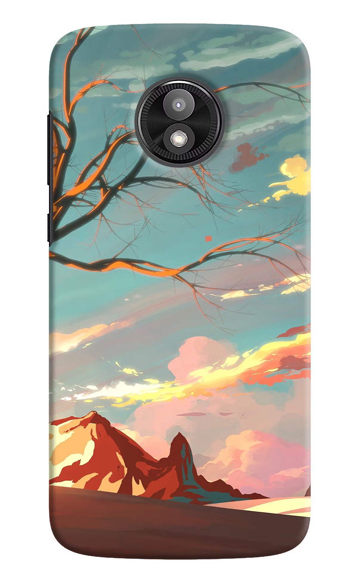 Scenery Moto E5 Play Back Cover - Scenery Moto E5 Play Hard Case Back Cover by Casekaro Scenery Moto E5 Play Hard Case Back Cover by Casekaro
