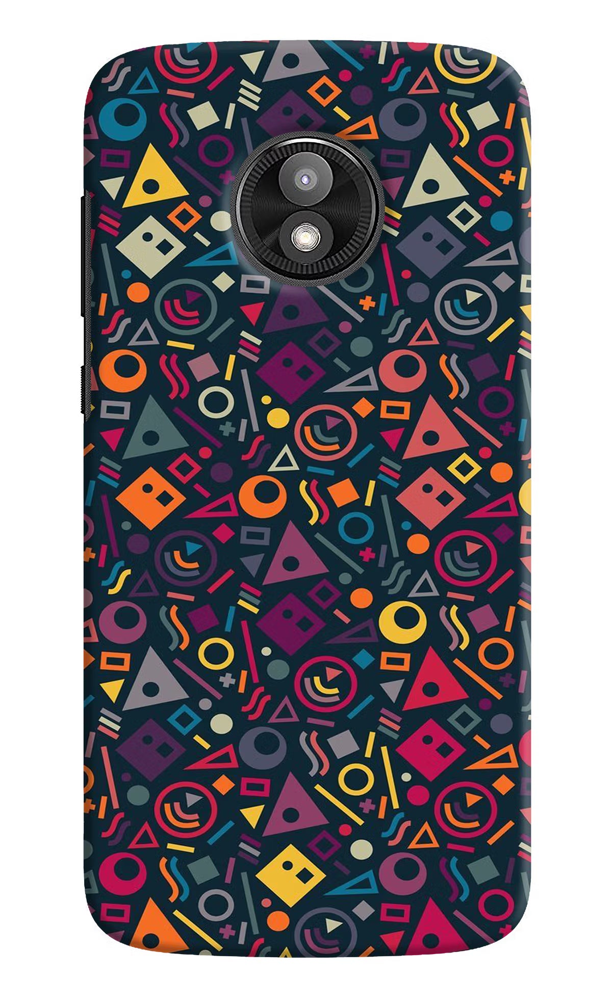 Geometric Abstract Moto E5 Play Back Cover - Geometric Abstract Moto E5 Play Hard Case Back Cover by Casekaro Geometric Abstract Moto E5 Play Hard Case Back Cover by Casekaro