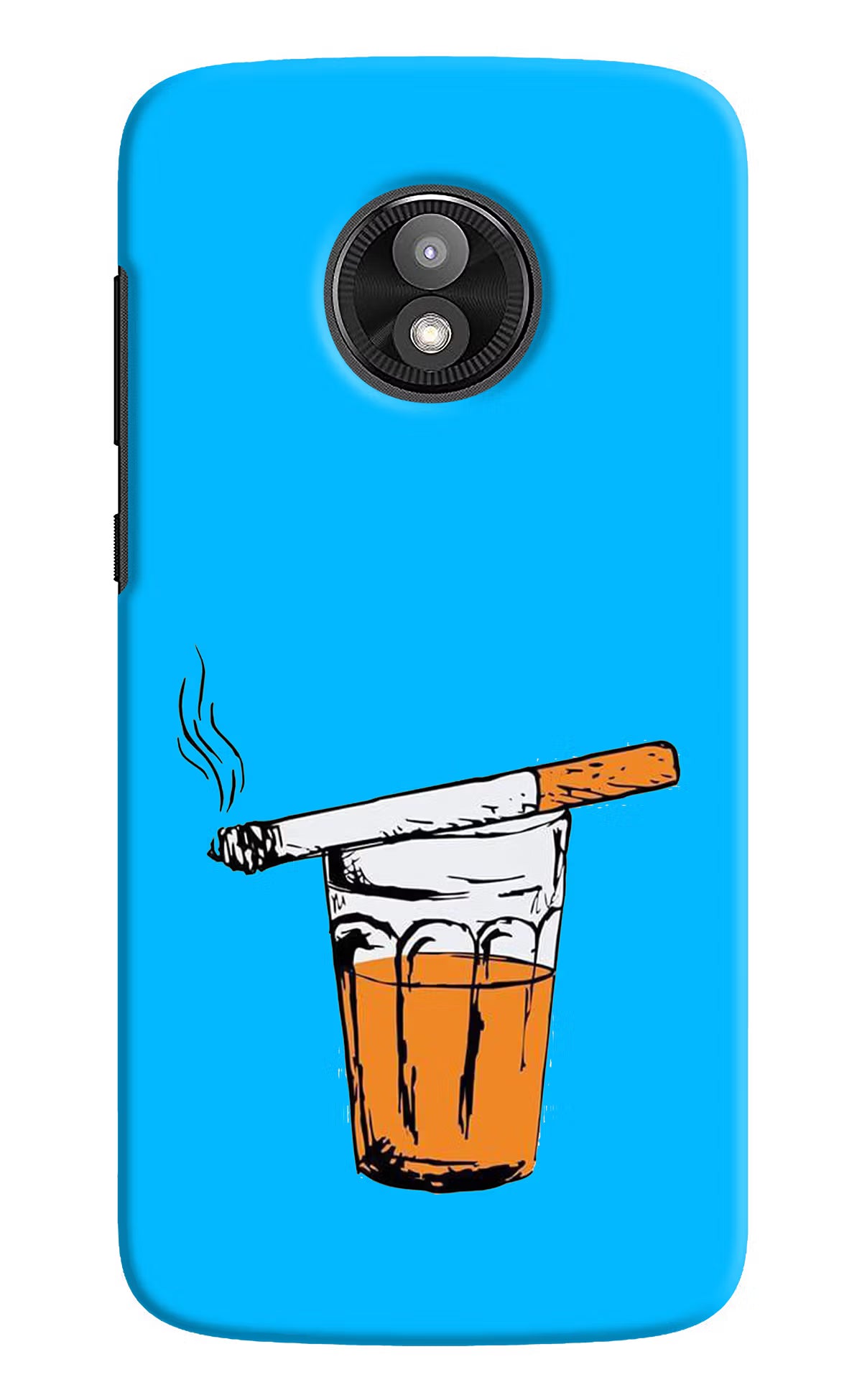 Chai Sutta Moto E5 Play Back Cover - Chai Sutta Moto E5 Play Hard Case Back Cover by Casekaro Chai Sutta Moto E5 Play Hard Case Back Cover by Casekaro