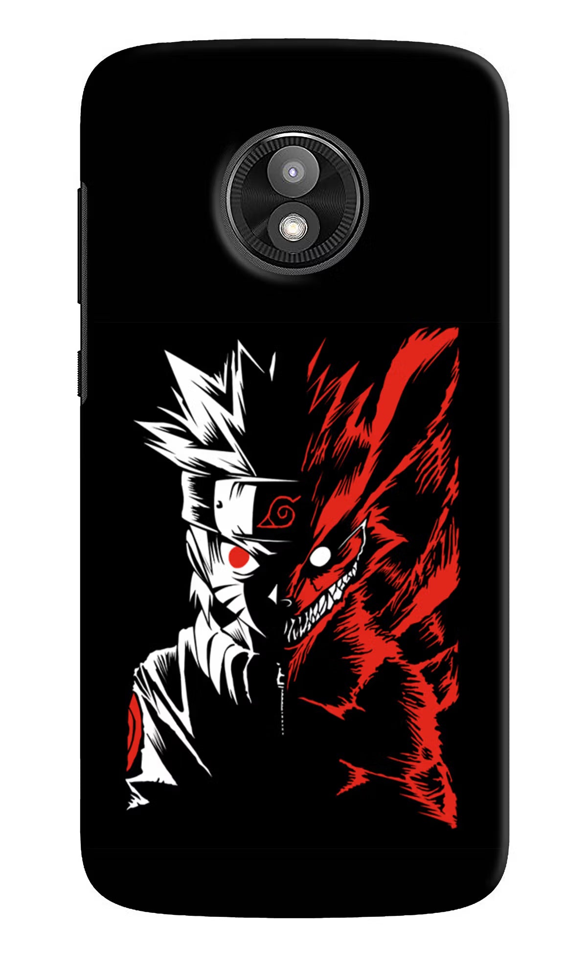 Naruto Two Face Moto E5 Play Back Cover - Naruto Two Face Moto E5 Play Hard Case Back Cover by Casekaro Naruto Two Face Moto E5 Play Hard Case Back Cover by Casekaro