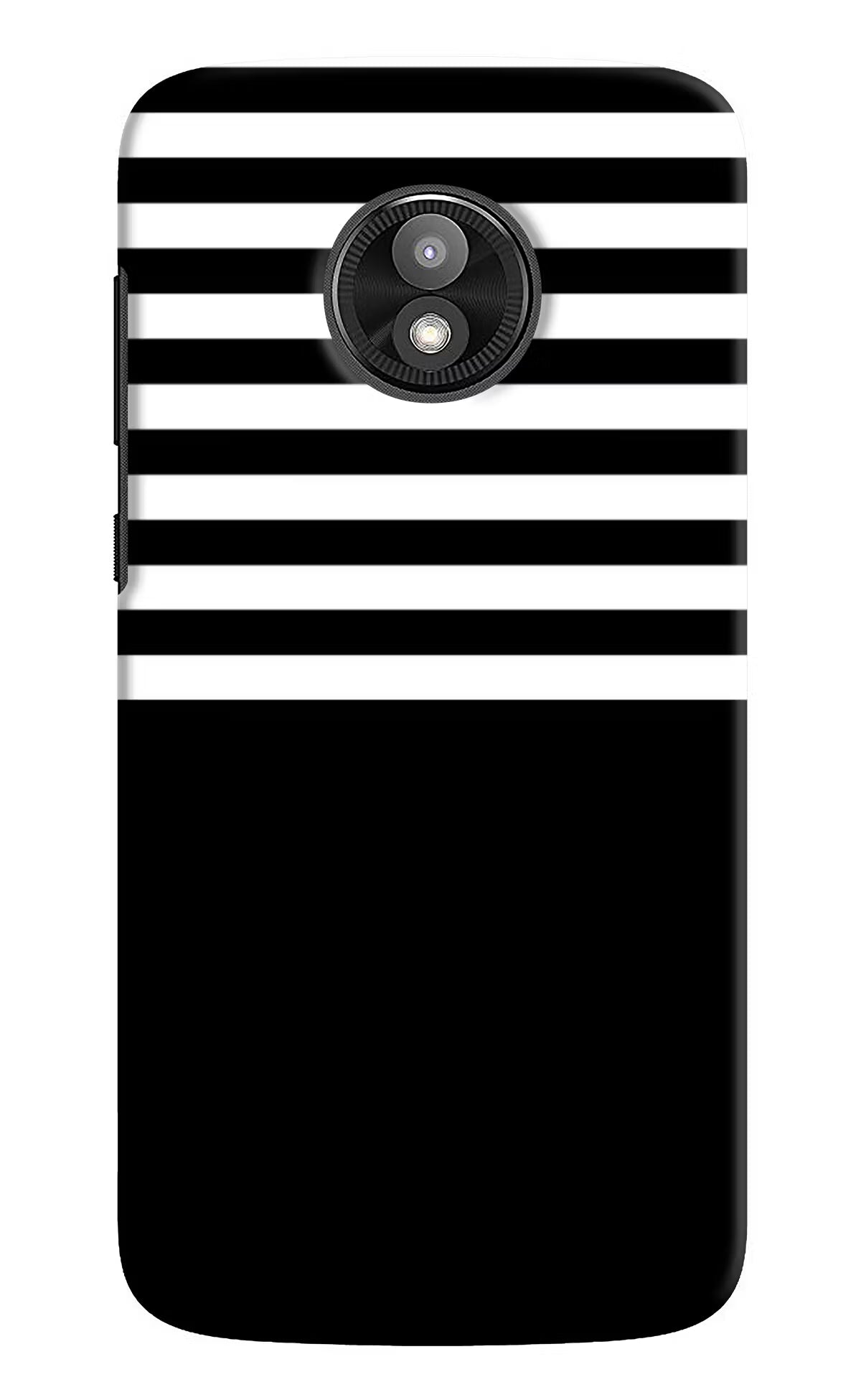 Black and White Print Moto E5 Play Back Cover - Black and White Print Moto E5 Play Hard Case Back Cover by Casekaro Black and White Print Moto E5 Play Hard Case Back Cover by Casekaro
